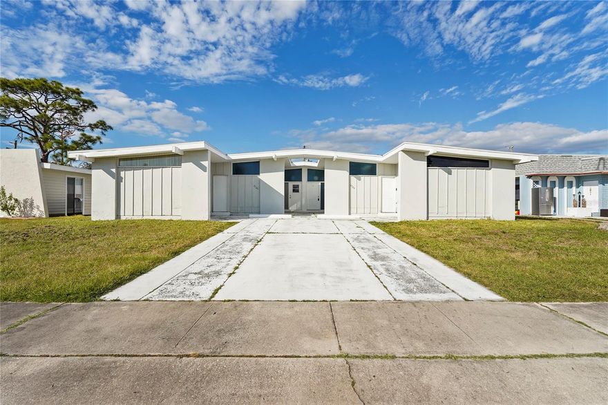 Discover this upgraded and income-producing duplex with rare fully fenced backyards. An ideal opportunity for buyers who want to live in one 2-bedroom unit and let the other 2-bedroom side help pay the mortgage, or for investors seeking a dependable addition to their rental portfolio. One unit is leased through May 2026 at a strong rental rate, while the other side is vacant and move-in ready. Major improvements include: 1) a new roof installed in 2023, 2) a new AC system for the vacant unit installed in 2025, 3) fresh interior updates, and 4) private, fully fenced backyard spaces for both units, which is rare for duplexes in this area and significantly boosts lifestyle and rental appeal. Additional advantages include: 5) city water and sewer, 6) vinyl fencing, 7) separate entrances, 8) functional layouts with good natural light, 9) separate electric and water meters for simplified billing, and 10) an unbeatable location just a short walk to Tamiami Trail for quick access to shopping, dining, everyday conveniences, and commuter routes. This property offers the versatility, privacy, and financial benefits that today’s buyers are searching for.