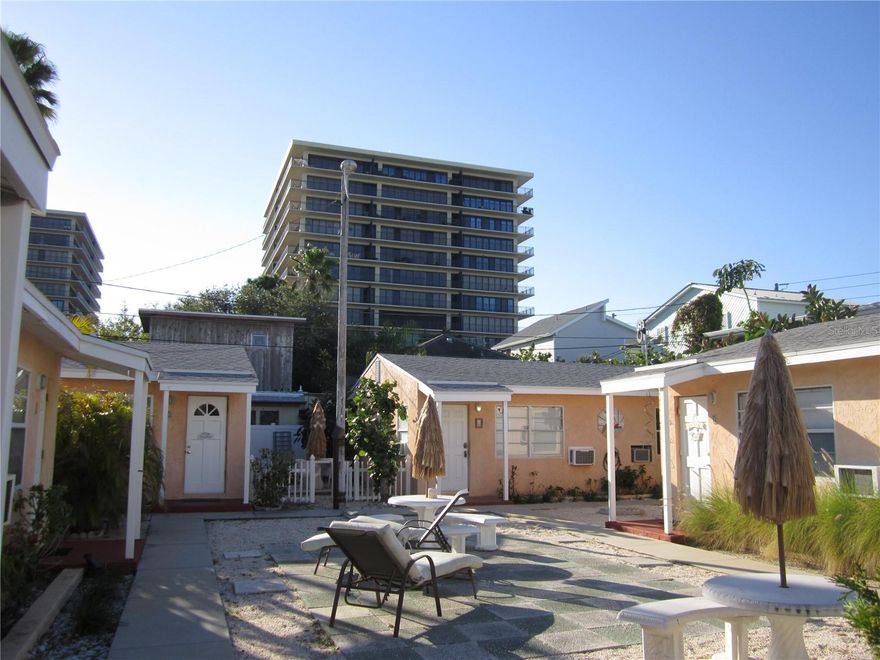 Amazing Sunset Beach/treasure Island rental 1/2 block from Gulf! Beach access at end of street. Nice laid back beach vibe. Gulf Spray Condominiums is a small community that is affordable. Enjoy your laid back Beach paradise only steps to the white sand beach. Enjoy fabulous sunsets in Gulf Spray condos, a small community. Ground floor corner unit. Updated with new kitchen cabinetry, new vinyl wood plank resilient flooring and fresh paint. Rare, Affordable 1 bedroom on the beach. Rent includes water, sewer and garbage. Open parking lot for residents only with 1 parking space. Won't last! Long term rentals only, unfurnished and no seasonal rentals please. Association approval required, but owner pays the fee to the association. Small pet under 30# OK  Everything is new!!  Be one of the first to live by the beach again.