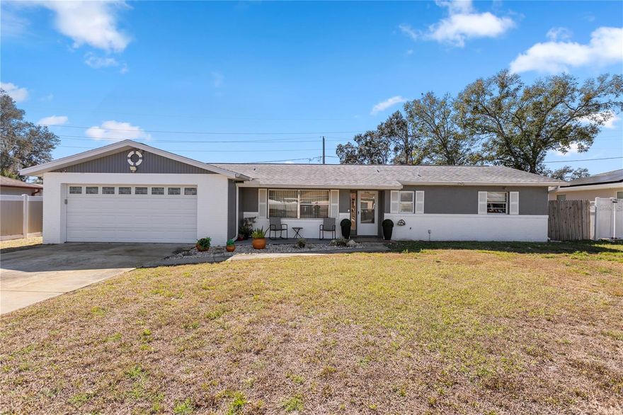 Under contract-accepting backup offers. POOL HOME UNDER $300K! THIS HOME QUALIFIES FOR A LENDER CREDIT WHEN YOU WORK WITH THE SELLERS PREFERRED LENDER! ASK AGENT FOR DETAILS. Don’t miss this well-maintained 3-bedroom, 2-bath home with a bonus room, tucked away on a quiet Deltona street with easy access to I-4, shopping, and dining. This inviting home offers a comfortable and functional layout filled with natural light. The kitchen features granite countertops and generous cabinet space, opening easily to the main living areas - perfect for everyday living and entertaining. The primary suite includes a walk-in closet and private bath, while the bonus room provides flexible space for a home office, playroom, or guest area. Step outside to your private backyard retreat featuring a screened-in patio and pool, ideal for relaxing or hosting friends and family. The fully fenced yard adds privacy, and the pool equipment was replaced in 2025 for added peace of mind. Additional features include solar panels to help lower electric bills, a whole-house security system, newer electrical panel, ROOF from 2021, whole-house surge protector, and wood panels with hurricane clips. Homes with this combination of upgrades, outdoor living, and value don’t last long. Don’t hesitate to schedule your showing today!