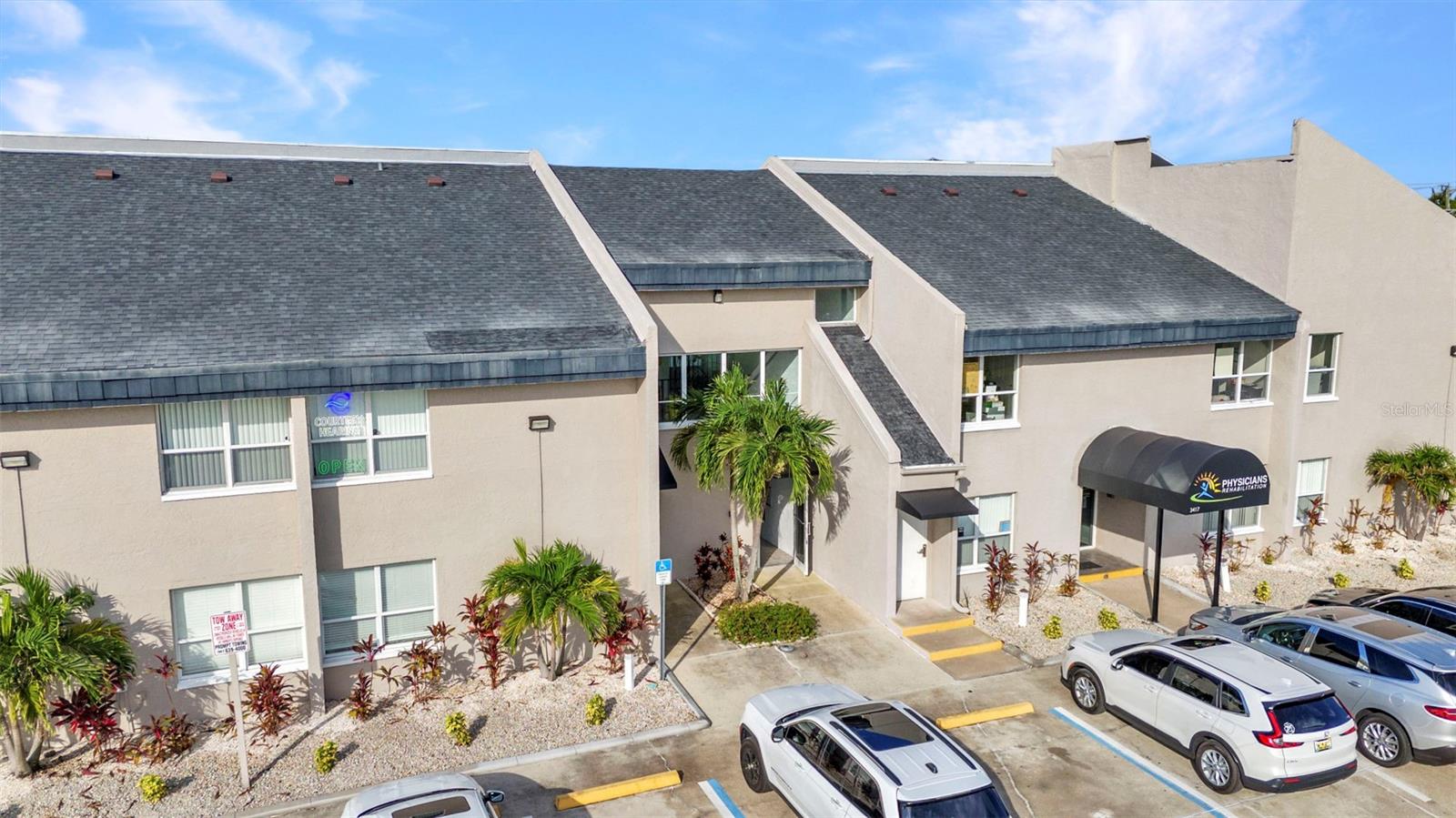 Office space currently set up for medical use in the Port Charlotte medical district. Space consists of a reception area, waiting room, doctor's office, potentially 4 exam rooms, kitchenette, lab, equipment room and 2 bathrooms.
