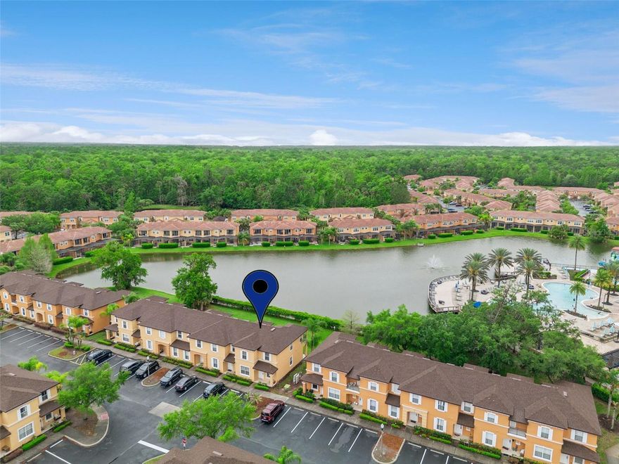 Step into a lucrative investment opportunity or your own private sanctuary at 5732 Delorean Dr, a beautifully appointed, fully furnished 4-bedroom, 3.5-bathroom townhome in the highly sought-after Regal Oaks at Old Town. This turnkey property is a standout for investors and vacation seekers alike, boasting a rare waterfront position that provides tranquil views from both the private patio and the master suite balcony. Perfectly situated for convenience, this property is located just steps away from the clubhouse, ensuring you and your guests have immediate access to the heart of the resort's action.

Beyond the front door, the Regal Oaks lifestyle offers a premier resort experience featuring a massive lagoon-style pool with dual water slides, a state-of-the-art fitness center, tennis courts, and an expansive clubhouse with on-site dining. Its location is truly unbeatable, situated just a short stroll from the classic charm of Old Town and a quick drive to Walt Disney World, Universal Orlando, and the region’s best championship golf courses and luxury shopping. This is a rare chance to own a premium, water-view asset in the heart of Central Florida’s most vibrant tourism corridor.