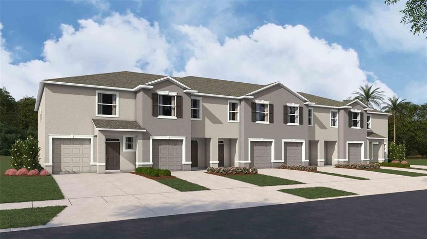 Under Construction. The builder is offering buyers up to $25,000 towards closing costs with the use of a preferred lender and title company. Towns at Woodsdale are situated with quick access to I-75 and in a prime location of the Wesley Chapel - booming city, which was recently named by the North Tampa Bay Chambers of Commerce as the region’s most desirable location in the Tampa suburbs. Close to all things shopping, dining, entertainment, and not to mention the area’s top-rated local and charter schools, this community offers you endless opportunities.
This community features thoughtfully designed, open-concept floor plans to suit every lifestyle. Each home is built with durable concrete block construction on the first and second stories and includes Smart Home System for seamless modern living. 
Pictures, photographs, colors, features, and sizes are for illustration purposes only and will vary from homes as built. Home and community information, including pricing, included features, terms, availability, and amenities, are subject to change and prior sale at any time without notice or obligation. Materials may vary based on availability.