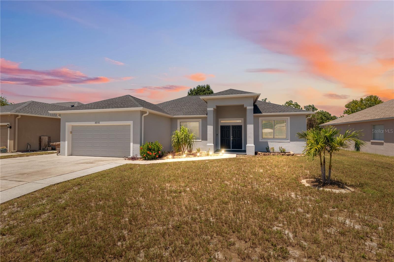 Discover this spacious 5-bedroom, 2-bathroom home with a 2-car garage, perfectly situated on a generous .25-acre lot in the desirable Magnolia Preserve community. This property has been thoughtfully updated with major improvements including 2022 roof with 50-year shingles, 2023 double-pane storm windows, storm shutters, and a garage door with all new parts for peace of mind, including a generator hookup.
Inside, you’ll love the modern touches—new farmhouse sink, faucet, and water filter, plus all kitchen appliances, washer & dryer included. The exterior boasts fresh 2022 paint, added gutters, and an extended privacy fence to the property line. A water softener system is already in place.
Enjoy Florida living in your 24’ round above-ground pool, perfect for summer gatherings. A storage shed and included pool chemicals/supplies make upkeep easy. This home is move-in ready with updates designed for comfort, style, and long-term value.