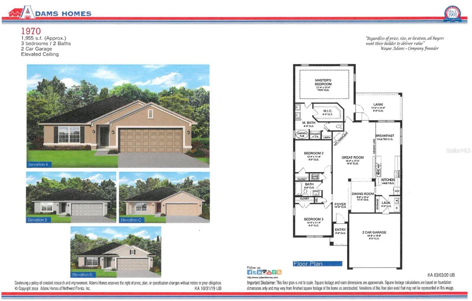 Under Construction. Under Construction. This new home in the gated community of Watercress Cove offers 3 bedrooms, 2 bathrooms, and 1,970 square feet of living space. Designed with an open floor plan, it features high ceilings and a spacious great room. The kitchen is equipped with Quartz countertops, appliances, including a stove, microwave, and dishwasher. Porcelain tile flooring runs throughout the common areas, with cozy carpeting in the bedrooms. Conveniently located within a half-hour of our top Gulf beaches, this home provides easy access to shopping, schools, and more, all with the benefit of low HOA fees