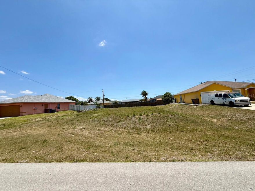Great opportunity to build your dream home on this 0.25-acre residential lot in Lehigh Acres. This property is cleared, ready to build, and ideally situated just off Gunnery Road and Lee Blvd.
Located in a neighborhood of newer homes, this lot is conveniently close to restaurants, shopping, schools, the public library, and RSW airport.