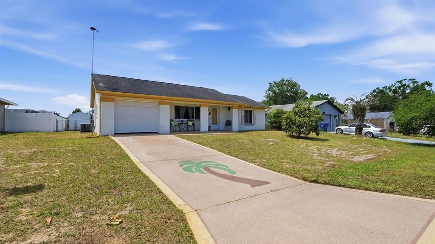 Solid 2-bedroom, 1-bath block home located in a quiet, family-friendly neighborhood with no HOA or CDD fees. This well-maintained property features a spacious bonus sunroom, fully fenced yard, large lot, and an additional storage shed for extra convenience. Major updates include a new A/C system and a brand-new roof to be installed prior to closing. Enjoy the golf course next door with the ability to ride your golf cart over and avoid costly community fees. Conveniently located in a growing area with a new lagoon-style community opening nearby, offering great future potential. Easy access to I-75 provides a quick commute to Tampa, Orlando, and Ocala, making this a fantastic opportunity in a central and up-and-coming location.