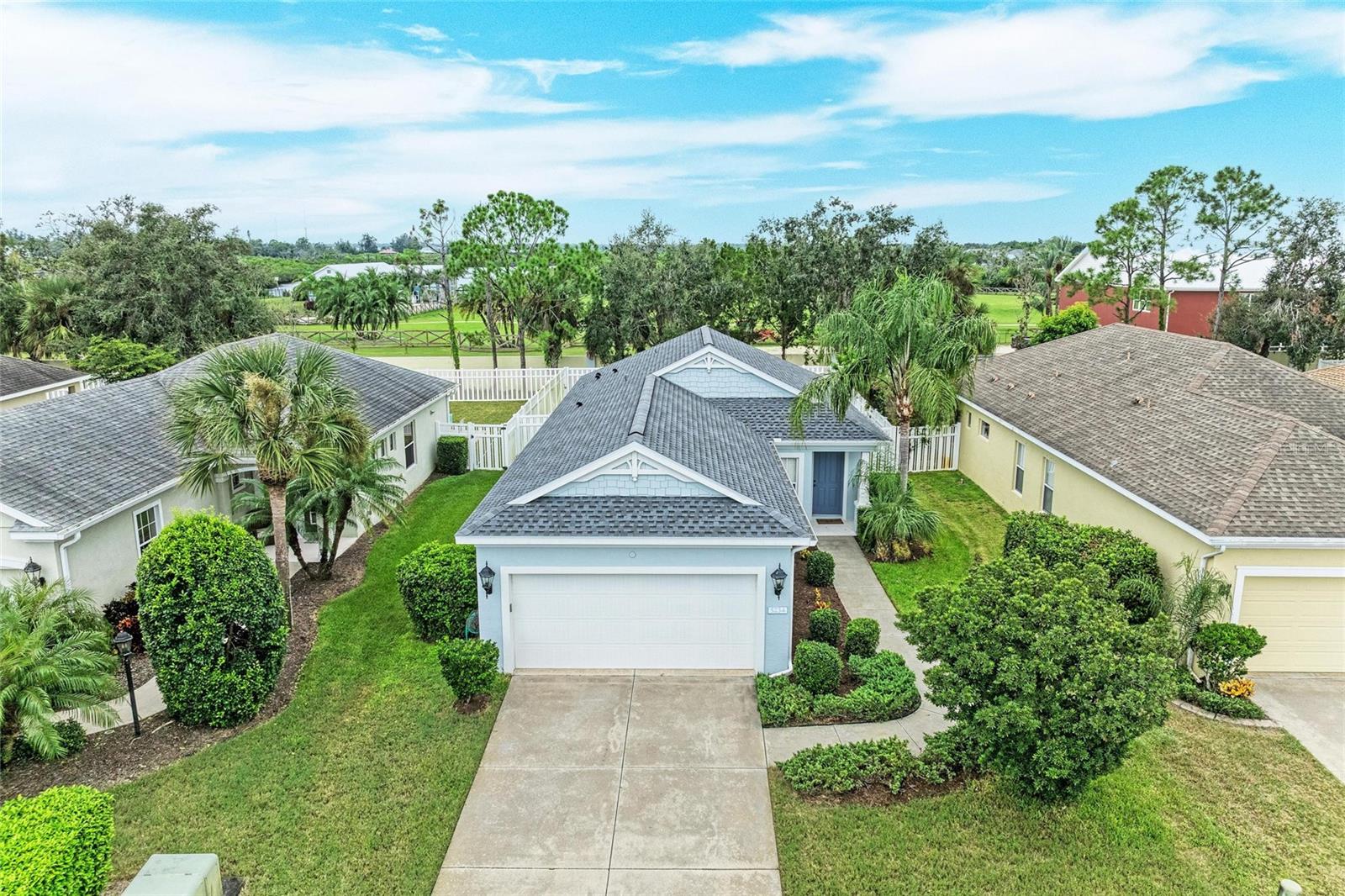 Some photos are virtually staged:
Discover the perfect blend of comfort and convenience in this charming two-bedroom, two-bath residence, potentially offering a third with its versatile den, nestled within the sought-after gated River Sound community in Bradenton. Boasting 1,293 square feet of meticulously designed living space, this home has been thoughtfully updated for modern living. Enjoy peace of mind with a new 2025 roof (w/transferrable warranty) and gutters, alongside recent enhancements from just a few months ago include a new water heater, a freshly painted exterior, all new window screens, and a rescreened lanai complete with a new fan. All major appliances, including the washer and dryer, were also recently replaced in 2023. Step inside to an inviting open-concept living area, enhanced by elegant engineered hardwood flooring that flows seamlessly throughout the home. Sliding glass doors beckon you to the private backyard oasis. A flexible den at the front of the home provides an ideal space for a home office, a cozy reading nook, a TV room, or even additional guest accommodation. The updated kitchen is a chef's delight, featuring newer stainless steel appliances, a convenient eating area, and a breakfast bar perfect for casual dining and entertaining. Retreat to the primary bedroom, a private sanctuary offering an en-suite bath with a large walk-in shower and serene views of the backyard, ensuring ultimate relaxation. The second bedroom and updated guest bath provide privacy and comfort for visitors. Outside, the home's curb appeal is enhanced by mature front yard landscaping, while the fully privacy-fenced backyard, complete with a doggy door, offers a tranquil haven for both pets and people. Practical needs are met with a two-car garage that includes extra storage and a workbench. Beyond your doorstep, the gated River Sound community spoils residents with exceptional amenities, including a sparkling community pool and spa, two dedicated dog parks, a playground, and a fishing dock along the picturesque Braden River. Enjoy leisurely strolls on well-maintained sidewalks amidst lush landscaping, explore walking trails, and take in stunning sunset views over the river. Perfectly situated, this home is just minutes from premier shopping, dining, downtown Manatee's vibrant Riverwalk, and the pristine Gulf Coast beaches. With easy access to the interstate, trips north to St. Pete and Tampa are effortless. Experience the harmonious balance of a vibrant lifestyle and an unbeatable location at this captivating Bradenton residence.