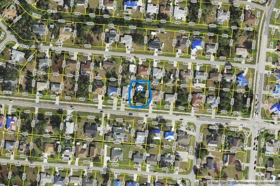 North Port lot zoned CTNP (multi family or light commercial) . Located on a high traveled street with great frontage and close to shops, I-75, and schools