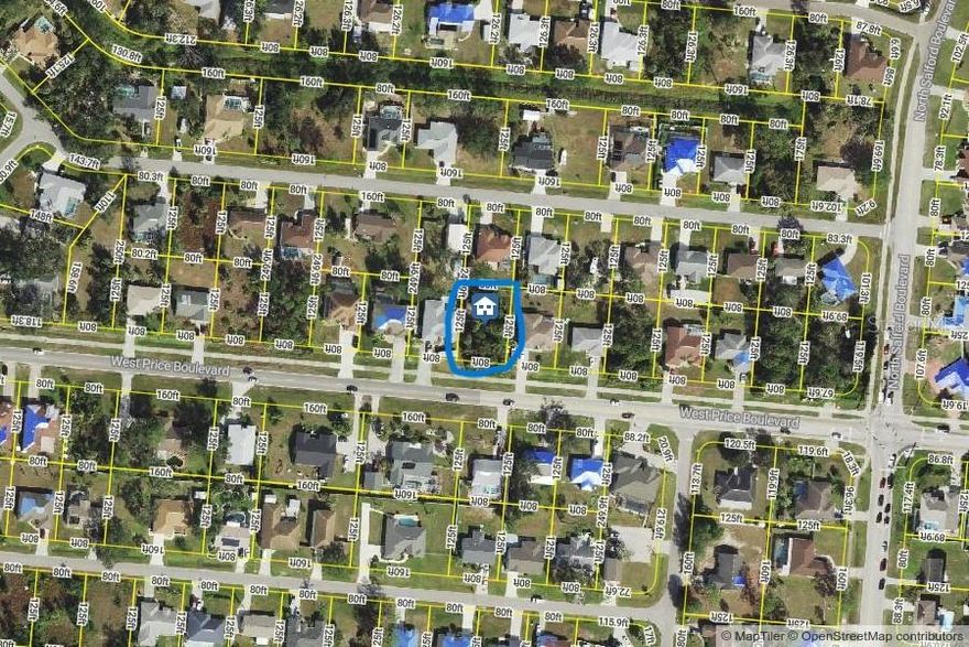 North Port lot zoned CTNP (multi family or light commercial) .  Located on a high traveled street with great frontage and close to shops, I-75, and schools