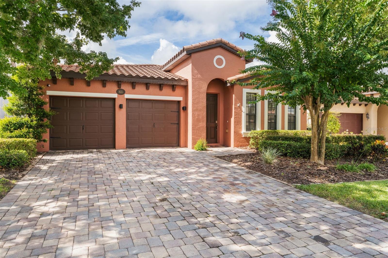Mediterranean Elegance in the Gated Riviera Bella Community!
Welcome to 611 Fiorella Ct, this 3 bedroom 2 bathroom with an additional flex room is a beautifully crafted Mediterranean-style home with timeless curb appeal, featuring a durable concrete tile roof and lush landscaping. Located in the prestigious Riviera Bella community, you’ll enjoy resort-style amenities including a clubhouse, fitness center, sparkling community pool, riverfront park with private boat ramp, and scenic walking trails—all within the privacy of a gated entrance.
Inside, you are greeted by architectural upgrades such as two charming rotundas, tall ceilings, 4-hinge 9 ft doors, and an open great room layout creating an airy, inviting feel. Tile flooring flows seamlessly throughout, while cordless blinds and plantation shutters add both style and convenience. The versatile flex room separates the two additional bedrooms, making it perfect for a home office, media room, or play space.
The gourmet kitchen boasts shaker-style solid wood cabinets, a farmhouse sink, built-in pantry, and a natural gas stove. A built-in dry bar provides an elegant space for entertaining. The primary suite offers private access to the screened-in patio, while the en-suite bathroom features a dual vanity, garden tub, and separate shower stall for a spa-like experience.
Additional highlights include French doors to the patio from the main living area, fiber optic availability, laundry room, and thoughtfully designed 6-panel interior doors.
Located in the prestigious Riviera Bella community, you’ll enjoy resort-style amenities including a clubhouse, fitness center, sparkling community pool, riverfront park with private boat ramp for convenient access to the St. John's River, and scenic walking trails—all within the privacy of a gated entrance.
Prime Location – Situated just minutes from I-4 and the SunRail, you’re ideally positioned between Orlando and Daytona Beach, with quick access to shopping, dining, medical facilities, and outdoor recreation.
Discover the perfect blend of elegance, comfort, and community living at 611 Fiorella Ct. Schedule your showing today!
Inquire about using our preferred lender for a free appraisal and free home warranty.