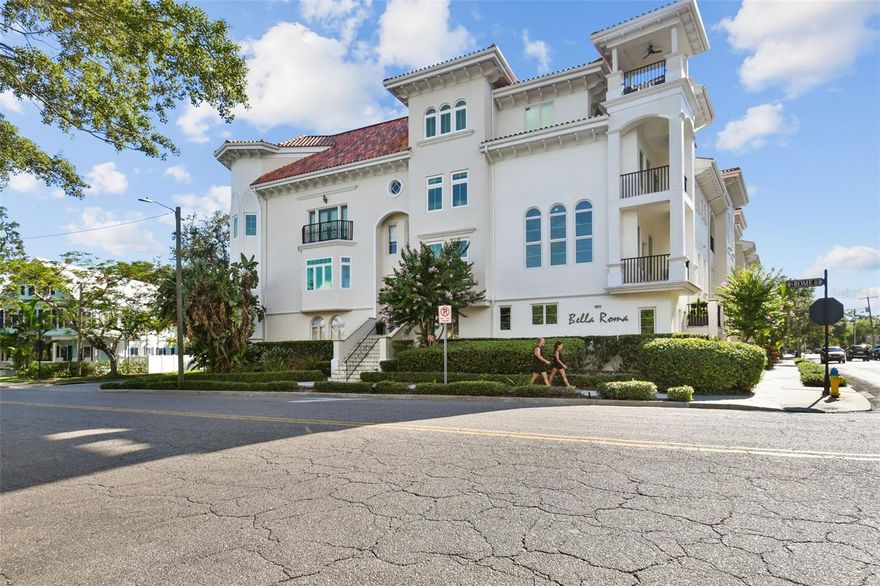 Luxurious Bella Roma townhouse available for rent in the heart of Hyde Park! This exceptional townhouse features over 2,750 square feet of living space, 4 bedrooms, 3.5 baths, and a 2-car attached garage. The main living floor is elegantly designed with a living room, formal dining room, large kitchen, breakfast area, and balcony. The townhouse is included in a gated back courtyard and includes a community pool.  High-end appointments include high ceilings, plantation shutters, and moldings throughout the townhouse. The property is just blocks away from Bayshore Blvd, Hyde Park Village, Kate Jackson Park, and top restaurants. This is a great opportunity to live in one of Tampa’s most walkable neighborhoods.