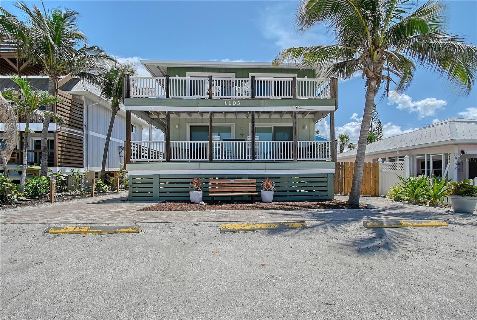 Click the virtual tour links to "walk through" each unit! Discover coastal living at its finest with this rare opportunity to own a duplex on the pristine shores of Manasota Key! This property boasts unobstructed Gulf of Mexico views and deeded beach access, offering the perfect blend of serenity and potential. This classic duplex is a blank canvas, awaiting your personal touch to transform it into your dream beach retreat or a lucrative investment property. While it retains its original charm, the home is primed for modern updates, allowing you to customize every detail to your taste. Situated in a prime location on Manasota Key, you’re just steps from sandy beaches and turquoise waters. Enjoy breathtaking sunsets and panoramic ocean vistas from your own slice of paradise. The duplex offers flexibility—live in one unit and rent the other, or maximize income with dual rentals in this high-demand beachfront market. With untouched potential, this is a rare chance to renovate and create a bespoke coastal masterpiece tailored to your style. Whether you're seeking a vacation home, an investment opportunity, or a permanent seaside escape, 1103 Shoreview offers endless possibilities. Don’t miss your chance to own a piece of Manasota Key’s unspoiled beauty!