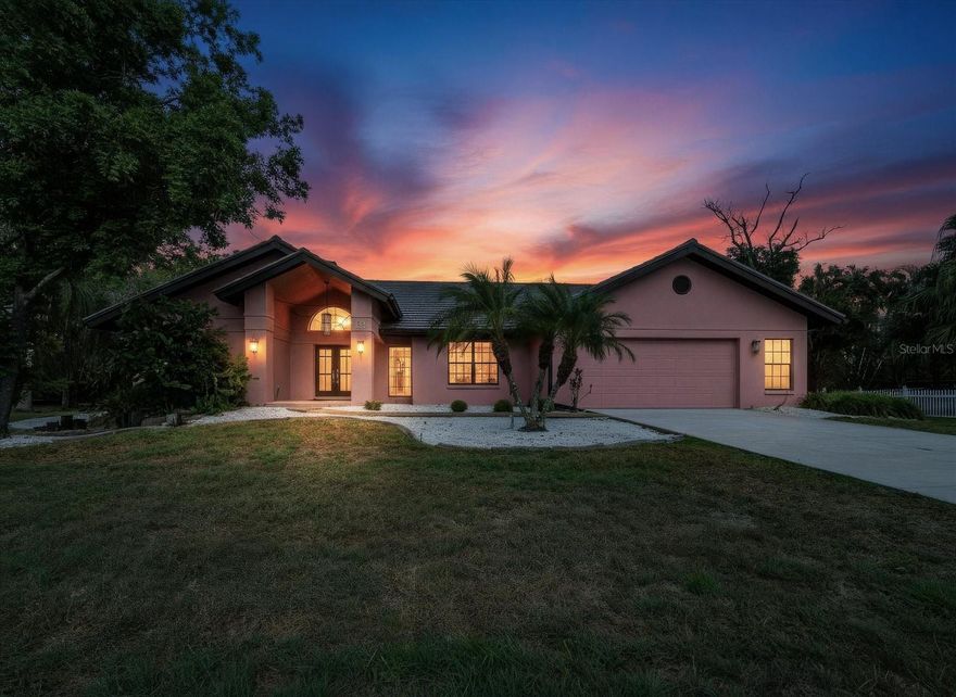 One or more photo(s) has been virtually staged. *One or more photo(s) were virtually staged*.If you're looking for space and privacy, look no further! This lovely home sits on an oversized lot with a beautifully landscaped backyard and generous space between neighboring homes. Located in the highly desirable deed-restricted community of Sorrento Woods, this property offers the perfect blend of comfort, convenience, and Florida lifestyle living.
Inside, you’ll find 3 spacious bedrooms, 2.5 baths, and a 2-car garage. The gourmet kitchen features an abundance of cabinet space — more than you’ll ever need — making it ideal for cooking and entertaining.
Step outside to enjoy the large swimming pool in a very private backyard setting, perfect for relaxing or hosting family and friends.
Sorrento Woods is known for its nicely maintained and beautifully planted homes, low annual HOA fee of just $425, and fantastic boating amenities. Residents enjoy access to a private boat ramp and dock at no extra charge. The boat launch leads out to Shakett Creek, then Dona Bay, and onward to the Gulf of Mexico — perfect for boating, kayaking, paddleboarding, and enjoying Florida’s waterfront lifestyle.
The location is unbeatable — just minutes from the new hospital, shopping, restaurants, and the area’s beautiful sandy beaches.
Call today for a private showing!