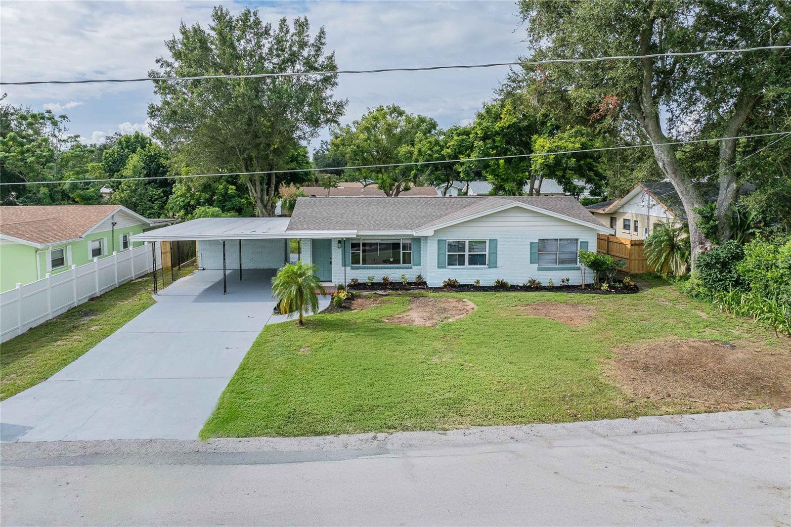 **Affordable housing alert**Attention homeowners, investors, and Air BnB'ers**SELLER IS OFFERING $9,500 TOWARDS BUYER'S CLOSING COST/RATE BUYDOWN WITH A FULL PRICED OFFER**This beautifully updated home is move-in ready with major upgrades: brand new roof, new water heater, updated plumbing, electrical panel, fresh paint, and modern flooring throughout. The kitchen shines with granite countertops, stainless steel appliances, and subway tile backsplash, while both bathrooms have been stylishly remodeled. Enjoy the spacious yard with a large shed for storage, plus a double carport for plenty of parking. The A/C runs strong, keeping the home cool year-round. Prime Location, conveniently located near Legoland, Lake Elbert, shopping, dining, schools, and just minutes from Hwy 17 for an easy commute to I-4, Tampa, and Orlando and less than 45 min from Disney if traffic is good! Which is why it would make a great Air bnb. Don’t miss this rare find, schedule your showing today!