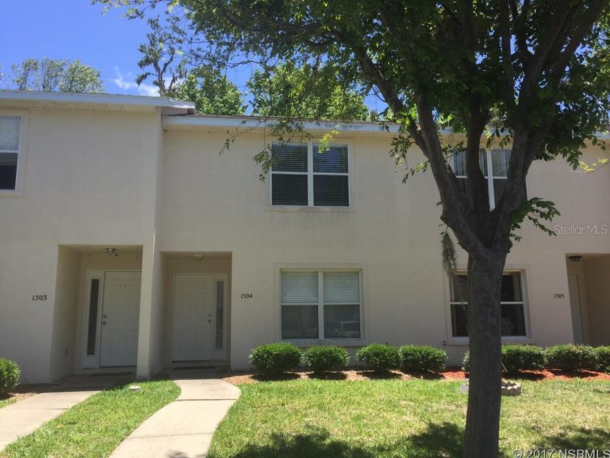 Awesome place to call home, this meticuously maintained townhome has 2 bedrooms 2.5 bathrooms, new carpet and new paint and new ceiling fans. The AC is one year old, tile in the kitchen, very spacious in a great community and convenient location to everything. Better yet you have two designated parking spots and a community pool, tennis courts and the HOA fee covers the exterior of the unit, the roof, the grass, pool, and tennis courts so like iiving at a resort. Come home from work and go take a dip in the pool. Also investors - this would make great property for your rental portfolio. Measurements approx and should be verified ;Water: City