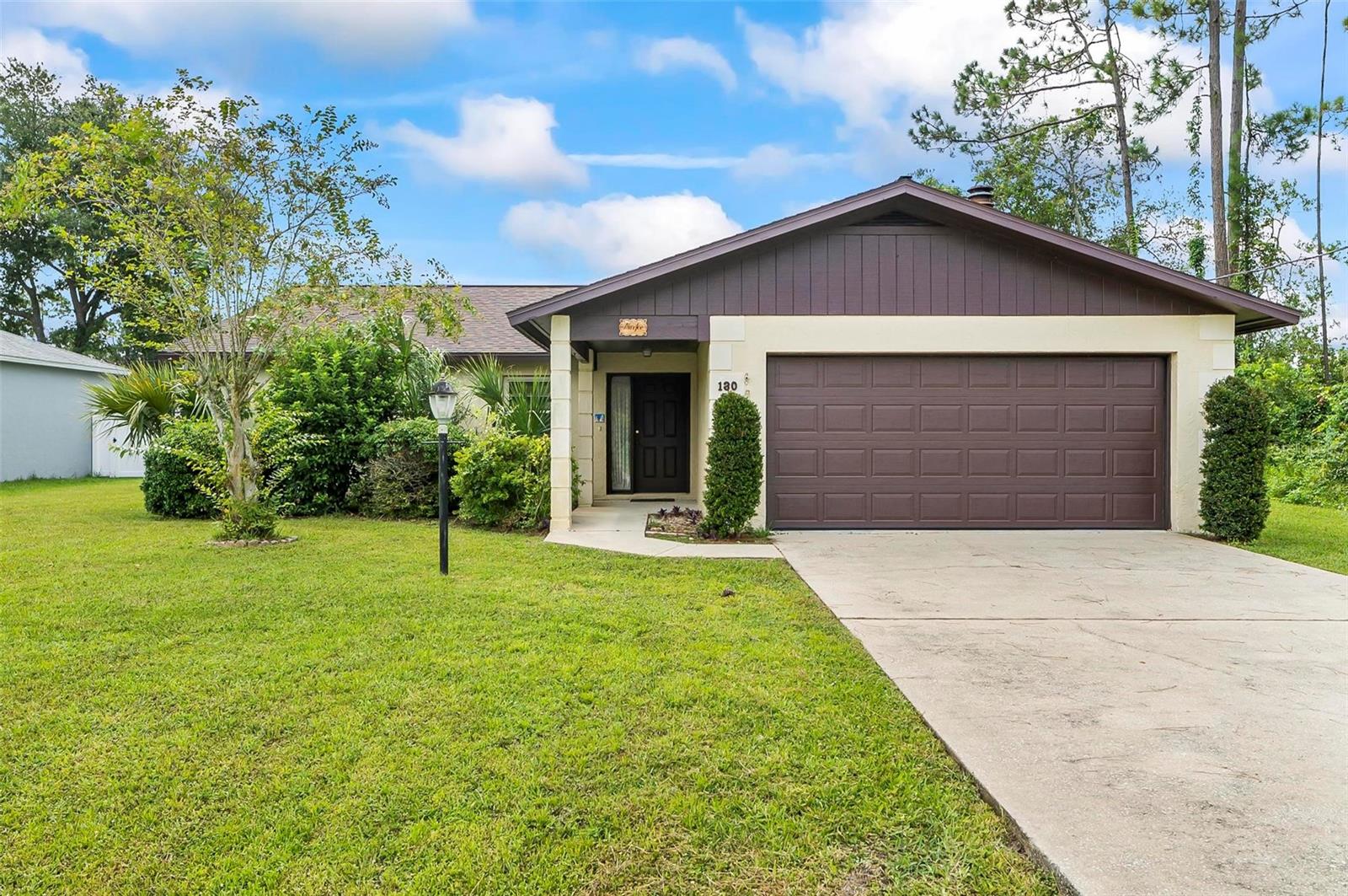 Great opportunity to own a spacious home in desirable Indian Trails neighborhood. This 3 bedroom/2 bath/2 car garage home boasts 1800 Living Square feet, featuring a tiled open floor plan with separate kitchen which includes a pantry and breakfast bar overlooking the nook with sliders to expansive covered screened lanai opening to well-manicured partially fenced backyard with plenty of room for a pool should you desire. This home also has many "newer" upgrades; Roof replaced in 2018, A/C 2016, new garage door 2019, new windows in 2013. Best of all, it is conveniently located within walking distance to top-rated elementary and middle schools, parks, walking and biking paths, library, shopping, dining and a new hospital should the need arise. Don't miss this opportunity to purchase your Florida dream home.