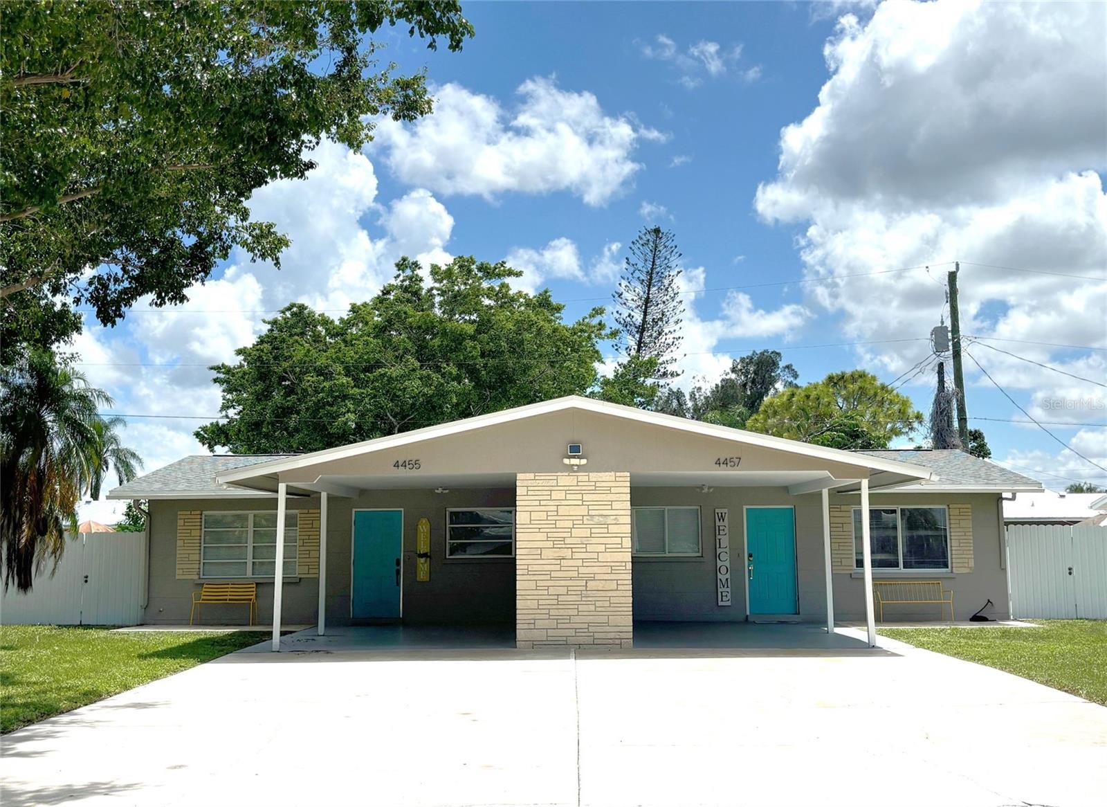 Exceptional Investment or Retirement Opportunity – Fully Renovated Duplex Near the Beaches. Discover a rare and versatile investment just 3.3 miles from the pristine shores of Bradenton Beach, Coquina Beach, Holmes Beach, and the iconic Anna Maria Island. This fully renovated duplex offers unmatched flexibility and income potential — whether you're an investor, a frequent traveler, or someone seeking a peaceful retirement with financial upside. Both units are beautifully updated and move-in ready, designed with vibrant, modern touches that offer comfort and functionality. Each space is fully furnished and equipped for immediate short- or long-term rental use, making it ideal for generating steady income from day one. A smart choice for smart living: Live in one, rent the other: Perfect for retirees or those seeking independence without the burden of managing a full-scale property. Enjoy the privacy of your own home while your second unit works for you, covering costs or generating profit—investor-friendly flexibility: No HOA restrictions, allowing short-term, seasonal, or long-term rentals. Prime location: Nestled in a quiet, welcoming neighborhood just minutes from IMG Academy, shopping, dining, and recreational activities — everything you or your guests could need is close by. Travel-ready setup: Plenty of private parking for RVs, trailers, motorcycles, or boats — a unique asset for guests on the go. Renovated in 2023: New kitchens, bathrooms, flooring, electric tankless water heaters, updated electrical panels, metal fencing, and more — ensuring a low-maintenance, headache-free property. Whether you're looking to expand your portfolio or enjoy a relaxed lifestyle with built-in income, this duplex delivers convenience, location, and long-term value.
Showings by appointment only — call or text today to schedule your visit. Opportunities like this — with flexibility, location, and comfort — are hard to find and quick to go.