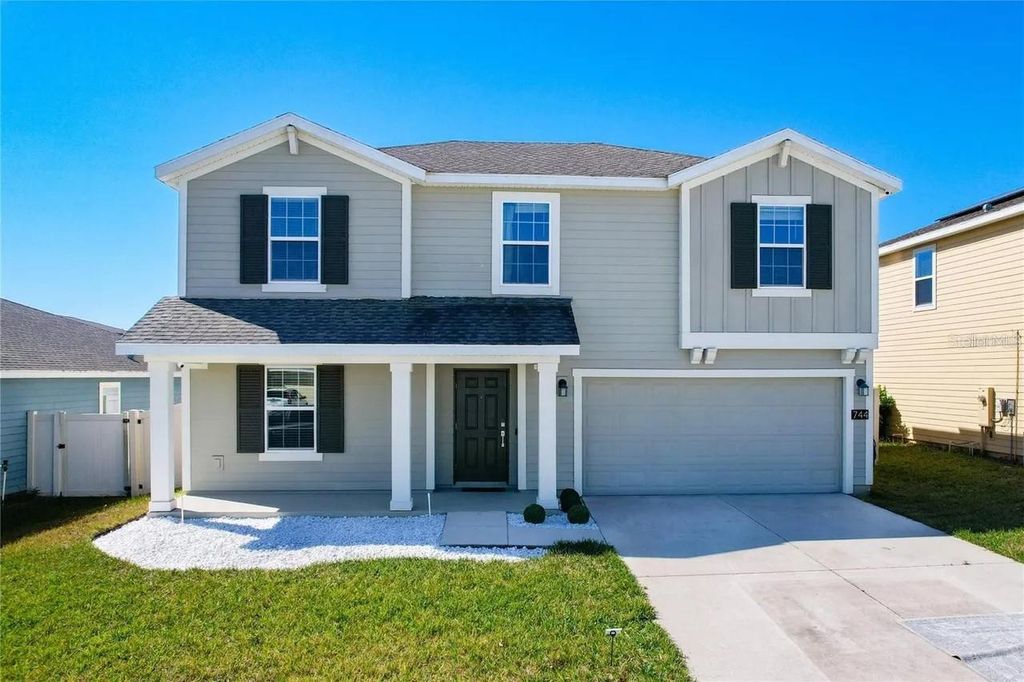 Photo of 744 Simone Court, Haines City, FL 33844 (MLS # O6351020)