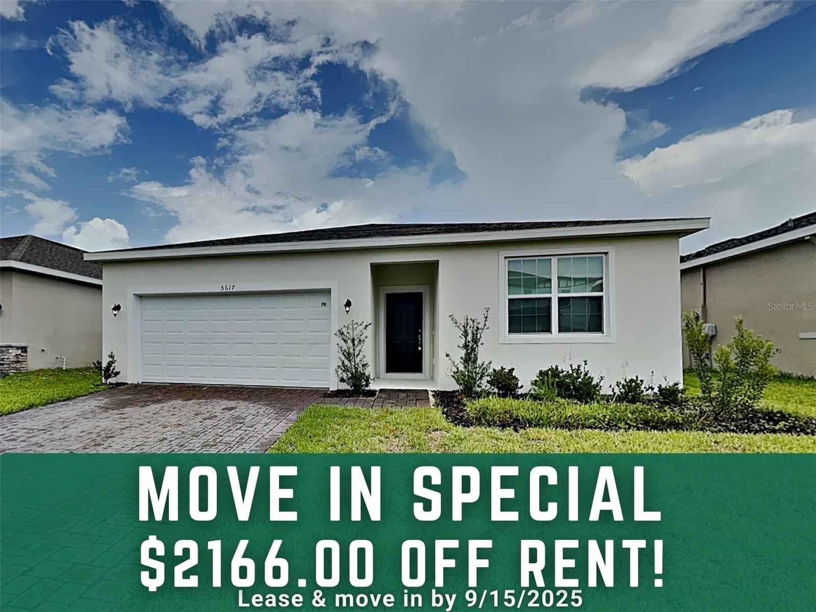 Receive $2166 off Rent if moved in by September 30th!!
Base rent $2166 plus $29RBP, totals $2195
Are you searching for a spacious, modern home in a brand new community? Look no further than 5617 Camilla in the exciting Wiregrass development!
This 4-bedroom, 2-bathroom home offers:
-open floor plan perfect for entertaining
-Gleaming hardwood floors, stainless steel appliances
-2-car garage
this property has everything you need for comfortable living.
Imagine hosting friends and family in your gourmet kitchen, complete with ample counter space and state-of-the-art appliances. Unwind in the evenings in the cozy living room, or step outside to your private backyard oasis.
The Wiregrass community is brimming with amenities to enhance your lifestyle - from scenic walking trails to a sparkling community pool. You'll be just minutes away from shopping, dining, and entertainment options.
This home won't last long on the market, so don't miss your chance to call 5617 Camilla your new address.
Rent this stunning property today by touring to view its elegance at www.Bridgehomes.com
I look forward to helping you find your dream home in Wiregrass.
All Bridge Homes residents are automatically enrolled in our Resident Benefits Package (RBP), to ensure the best leasing experience.
At Bridge Homes, our advertised rental rate includes all mandatory recurring fees to ensure full transparency and a seamless leasing experience. This means no surprises, just top-tier service for our residents. One included benefit is our Resident Benefits Package (RBP), which provides valuable services like utility concierge, air filter delivery, credit building, and resident rewards. Additional details are available upon request. This property allows self-guided viewing without an appointment. Contact us for details.
Visit www.bridgehomes.com to view additional details on this exclusive package, schedule your showing, and apply TODAY!