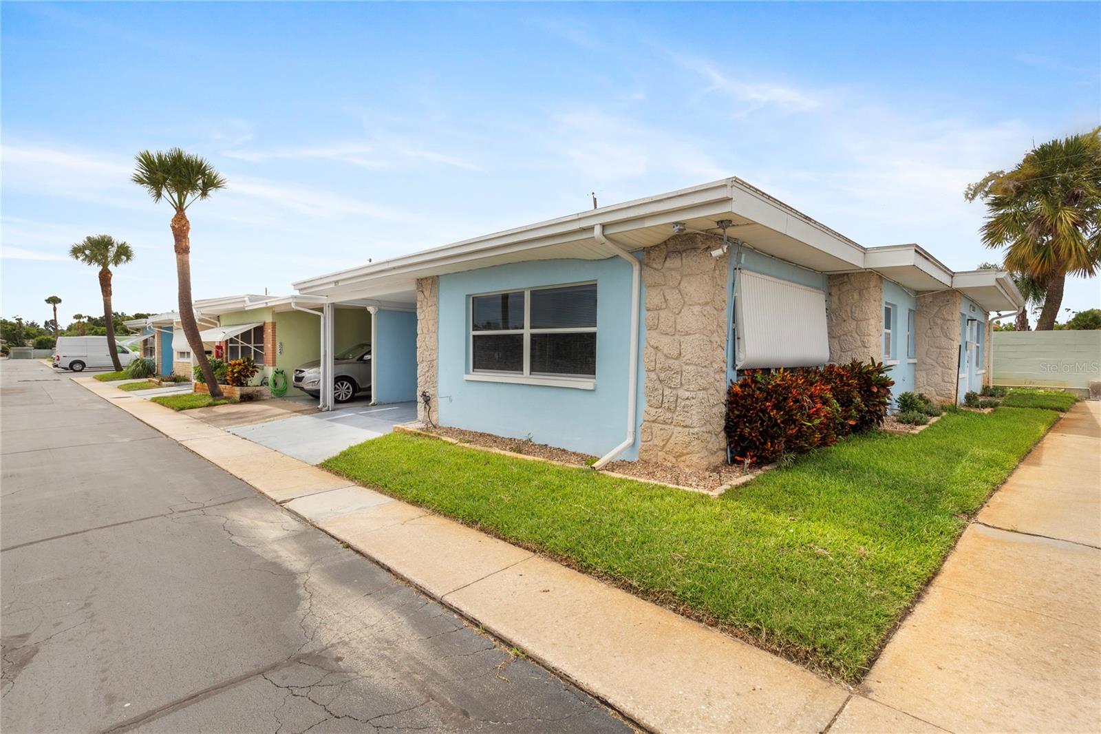 Come live in this sought after 55 plus community known as Shangri La, located in the highest point (high and dry) in Pinellas County. This is an attached villas with a 1 car carport. The home has two bedrooms, one bathroom. This home has been well cared for and has been updated and fully remodeled. Live in the brand new unit. The complex also has two laundry rooms if needed including lines to hang clothes to dry if you prefer along with a clubhouse, reading library, small workout area, shuffleboard courts, barbecue grills, poolside bathrooms, a large swimming pool with covered area if your need a break from the sunshine. Schedule your private tour today. Everything in this unit. No smoking and no pets.
