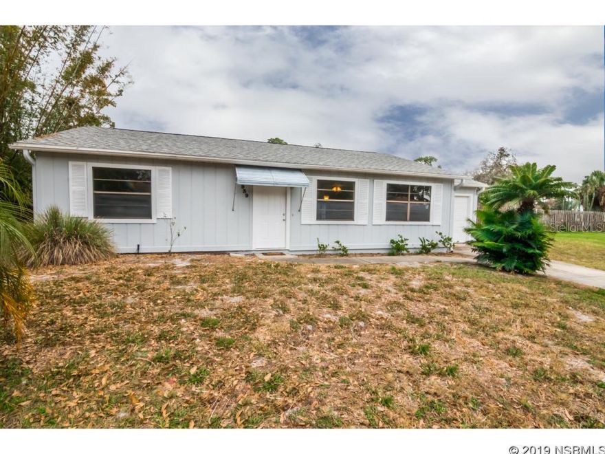 Updated 2 bedroom 2 bathroom Florida Shores home!  This home offers a spacious 1 car garage, fenced yard, shed, and a huge Florida room plus an additional screened in porch.  This home features walk in closets and a master bedroom that has its own bathroom and walk in shower.  Fresh paint December 2018 inside and outside, New Roof in 2017, and Newer A/C unit. Close to the river, shopping, and dining. ;Water: City