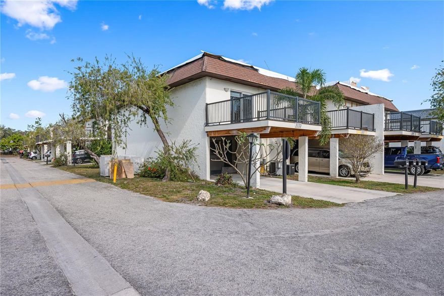 Recently renovated Townhome with Gated entrance in a central Sarasota location perfect for snowbirds, first time buyers and anyone looking to gain equity without throwing away rent.------------------------------------------------------------------------------------------------------------------------------------------------------------------------------------------------------------------------------------------------------------------                                     The interior was completely remodeled in October 2024, with brand new floors, kitchen and baths, including a brand-new AC system, and Brand New Roof currently being installed.   The functional layout provides generous living space, and an extra half bath downstairs. Enjoy your own covered private parking (carport) that adds everyday convenience while above the carport is a fantastic expansive renovated second story porch, great for relaxing or entertaining.--------------------------------------------------------------------------------------------------------------------------------------------------------------------------------------------------------------------------------

Ramblewood Acres is a well-established community that has seen numerous recent improvements, including new roofs at no out-of-pocket cost to owners. Residents enjoy an impressive list of amenities, including three swimming pools (one heated), basketball and tennis courts, a billiards room, playground, dog park, and a clubhouse with gathering spaces for social events.-------------------------------------------------------------------------------------------------------------------------------------------------------------------------------------------------------------

The location is hard to beat — just 10–15 minutes from downtown Sarasota, with easy access to restaurants, art galleries, theaters, and Marina Jack for boating. You’re also approximately 20 minutes from Lido Beach and Siesta Key Beach, 15 minutes from St. Armand's Circle, 10 minutes from Sarasota International Airport, and 15 minutes from UTC Mall. Quick access to I-75 via University Parkway or Fruitville Road makes commuting and travel simple.-----------------------------------------------------------------------------------------------------------

All this, combined with a tremendous price point makes this a hard to beat home that delivers exceptional value and lifestyle. Schedule your showing today.