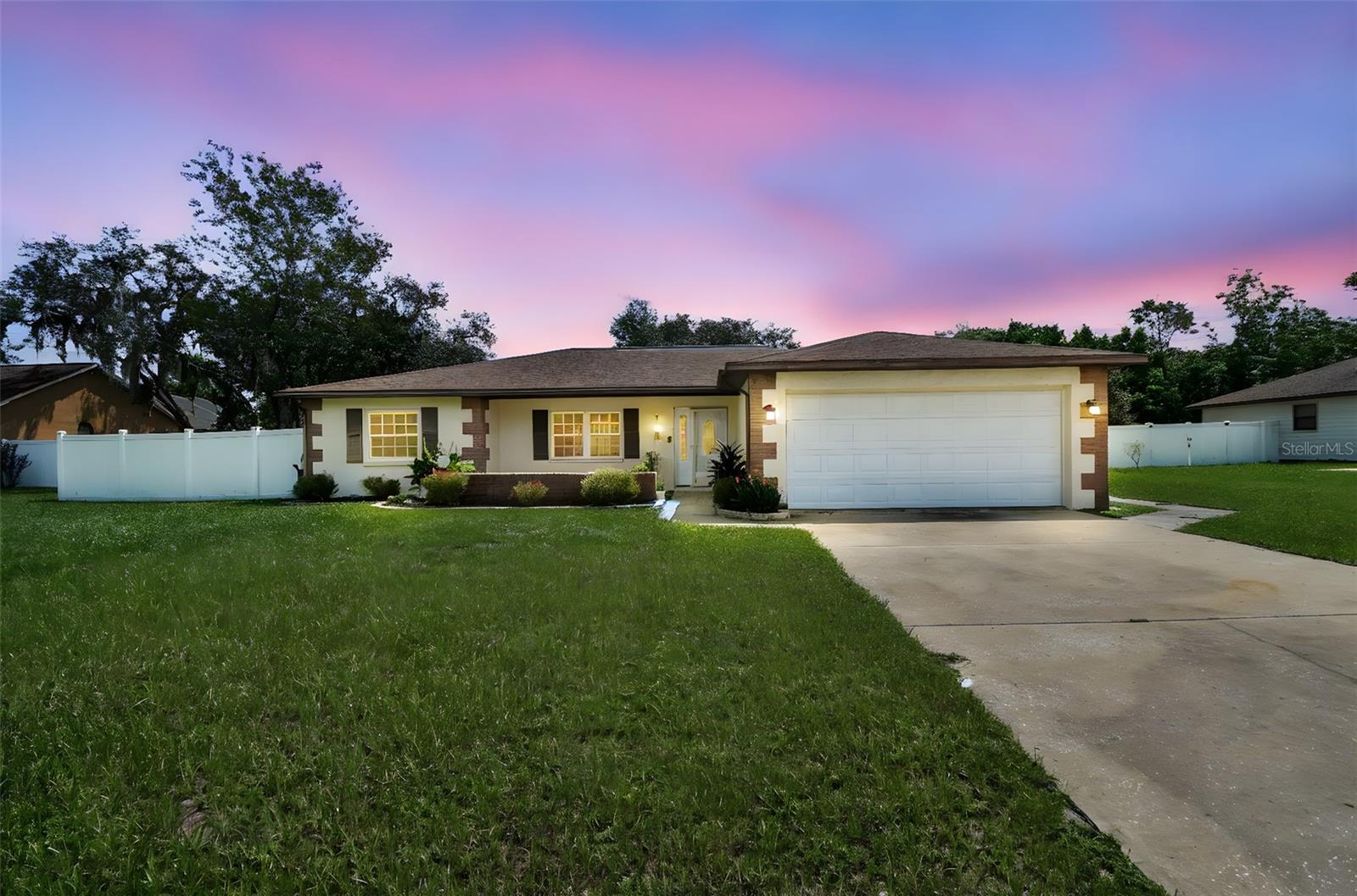 Welcome to 13030 Blue Squirrel Court, a spacious 3-bedroom, 2-bathroom home in the peaceful, family-friendly neighborhood of Hudson. Perfect for growing families, this home features an open-concept living room, a modern kitchen, a relaxing master suite, and a fully-fenced backyard ideal for family and pets to play. Enjoy the screened-in pool room, perfect for outdoor relaxation and garden views, along with a cozy firepit for evenings spent with family and friends. Located just minutes from top-rated schools, parks, shopping, and the beautiful SunWest Park, this home offers both comfort and convenience. With ample living space, a safe environment for your family to thrive, and plenty of entertaining space, this is the perfect place to create lasting memories. Schedule a tour today and make this your family’s dream home!