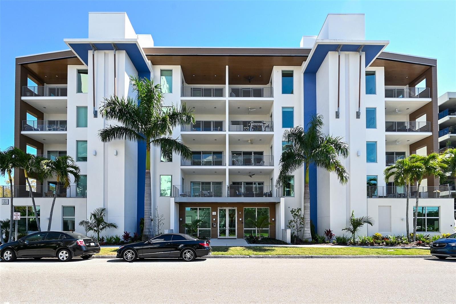 Presenting 7 One One Palm, Avenue – The Quintessence of Urban Sophistication
Located on Palm Avenue in downtown Sarasota – a meticulously maintained 3-bedroom, 3-bathroom residence within the recently constructed boutique condominium, 7 One One Palm. This is urban living elevated to an art form.
Brand new floors in the bedrooms and a fresh paint job make this masterpiece totally move in ready! An open and expansive floor plan is bathed in natural light courtesy of floor-to-ceiling sliding glass doors and 10-foot ceilings. Zebrino Michelangelo Porcelain flooring stretches before you, providing a chic and contemporary canvas for your discerning taste.
Indulge your culinary prowess in the streamlined gourmet kitchen, where top-tier Bosch appliances (including a 5-burner gas range) and Cucine Ricci Italian Cabinetry create a symphony of style and function. An Insinkerator, reverse osmosis water filter, and a generous island complete this epicurean dream.
Transition seamlessly to the outdoors on the spacious west-facing terrace – the largest in the building – where a partial bay view and an extension of your living space await. Imagine hosting elegant soirées or unwinding with a glass of wine as the sun sets over the Sarasota skyline.
Effortless convenience is afforded by a dedicated laundry room with a Whirlpool stackable washer & dryer and an oversized sink, while Hansgrohe plumbing fixtures throughout bestow a touch of European refinement. State-of-the-art "Smart Home" technology allows for seamless control of lighting and shades, and secure air-conditioned storage and two dedicated garage parking spaces provide peace of mind.
Residents of 7 One One Palm enjoy a suite of resort-style amenities, including a private Palm Terrace with an oversized pool, spa, cabanas, firepit, and gas grills. A part-time concierge, fitness facility, and package room ensure that every need is attended to with finesse. Moreover, pet-friendly policies allow your four-legged companions to share in the urbane lifestyle.
This distinguished residence is more than just a home; it is a statement of sophistication and elegance. Arrange your private tour today to experience the epitome of urban living at 7 One One Palm. *Furniture is available for an additional price.