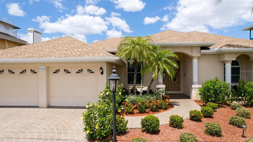 ATTENTION BOATERS!  A rare opportunity awaits to live your dream in one of the most desirable BOATING COMMUNITIES in Bradenton with NO HOA FEES!  This beautiful, custom-built home is situated on the WIDEST canal in Riverdale near The Inlets with quick and easy access to the Manatee River.  Even better, there is NO LIFT to pass through!  Just off the back deck is a private, covered boat dock with lift. Access to the Manatee River is a short boat ride down the canal for cruising the waterways to DeSoto Park, Terra Ceia, Palma Sola, Tampa Bay, Anna Maria Island and the Gulf of Mexico! After a day of boating, relax and enjoy the heated, saltwater pool and spa while watching other boaters pass by. Wouldn’t the summer kitchen and outdoor dining area be perfect for preparing and enjoying the fresh catch of the day? The wooded area across the canal offers increased privacy from direct view of the homes on this street. For additional privacy, the caged pool area is landscaped on both sides. The paver driveway and meticulous landscaping set the stage for an impressive double door entryway leading to a spacious gourmet kitchen with abundant cabinetry and granite counter space. As a bonus, there is a large butler’s pantry between the kitchen and living room and bar seating from the kitchen opening into the family room which also has a fireplace for cooler days.  The split floor plan features a spacious primary suite with sliding doors that open to the pool area. There are two walk-in closets with custom shelving leading to an ensuite bath with separate vanities, a whirlpool tub, separate shower, and a private water closet. On the other side of the home are a den/office, 2 bedrooms and 2 ½ baths. The full bath in the rear bedroom also serves the outdoor shower and pool area. Hurricane impact windows were installed in 2020, and the roof was replaced in 2016.  This fabulous home offers all the amenities for entertaining, BOTH indoors and outdoors!   Don’t wait to make an appointment to see this home centrally located between downtown Bradenton and I-75, just a few miles to downtown's Historic Riverwalk, shopping, restaurants, and the beautiful beaches of Anna Maria Island!