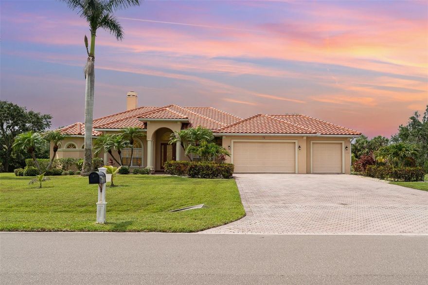 One or more photo(s) has been virtually staged. Welcome to Your Private Oasis in Cypress Creek Estates

Discover the perfect blend of luxury, privacy, and convenience in this beautifully maintained 3-bedroom, 3-bathroom pool home located in the gated community of Cypress Creek Estates—one of Bradenton’s most desirable neighborhoods. Nestled on a lush, 1-acre lot, this property offers peace and serenity while being just minutes from the Gulf beaches, top-rated golf courses, shopping, dining, and I-75.

As you arrive, you’ll be greeted by mature landscaping, stately palm trees, and a paved circular driveway leading to a spacious 3-car garage. The home’s new tile roof (2025) adds both beauty and peace of mind. Step through the elegant glass entry door to find an interior filled with refined architectural details—coffered ceilings, crown molding, decorative columns, and designer finishes throughout.

The primary suite is a true retreat, featuring a coffered ceiling, sliding doors to the pool area, a walk-in closet, and a spa-inspired en suite bath complete with dual vanities, a garden tub, and a dual-head walk-in shower.

The open-concept living areas flow effortlessly, anchored by a wood-burning fireplace that creates warmth and charm. The chef’s kitchen is designed for both style and function, featuring solid wood cabinetry, granite countertops, a large island, and matching appliances—ideal for cooking and entertaining alike.

Enjoy effortless indoor-outdoor living with sliding glass doors that open to the screened lanai, showcasing a sparkling pool and spa, painted deck, and built-in grill station with sink—perfect for Florida evenings under the stars.

Additional features include:

New AC and water heater (2024)

New pool pump (April 2025)

New carpet in the primary suite

Wood flooring in the guest bedrooms

Laundry room with cabinetry and sink

With ample space between neighbors and easy access to I-75, this home offers both tranquility and convenience—just a short drive to Lakewood National Golf Club, Bradenton Beach, and Anna Maria Island.

Whether you’re seeking a full-time residence or a seasonal retreat, 6120 9th Ave Cir NE delivers the best of Florida living—luxury, comfort, and privacy in a premier location.

Schedule your private showing today and experience the Cypress Creek lifestyle for yourself!