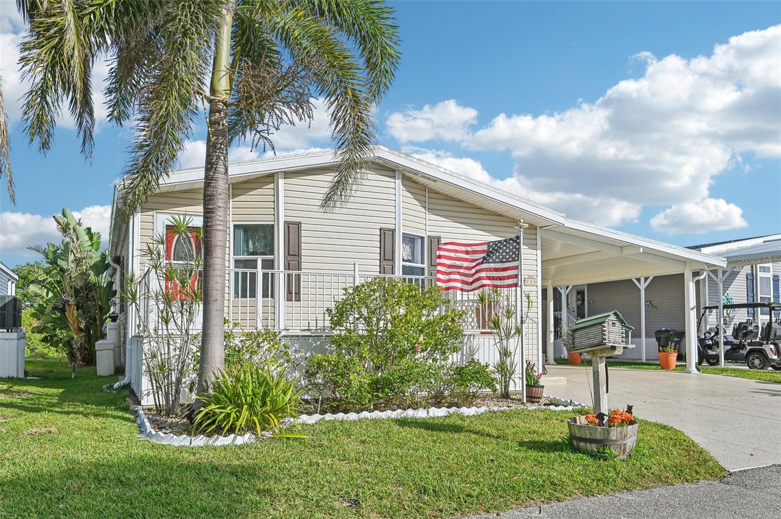 Fisherman’s Dream! Direct Myakka River Access – Move-In Ready 3BR/2BA Home
<br>
<br>
Welcome to your waterfront paradise in the highly sought-after Harbor Cove community! This rarely available spacious 3-bedroom, 2-bathroom manufactured home offers direct access to the Myakka River, leading to Charlotte Harbor and the Gulf of America—perfect for boating and fishing enthusiasts.
<br>
<br>
This well-maintained home features a new roof (2023), new siding (2024), and a newer A/C system (2021), ensuring long-term comfort and efficiency. Inside, you'll find a spacious, open floor plan layout that's clean and move-in ready. The private dock and electrical were replaced in 2019, making it ideal for your boating needs. Inside, you'll find a storm room with 8-inch concrete walls and a 6-inch concrete ceiling, providing extra security and peace of mind. The irrigation system helps maintain the lush landscaping with ease.
<br>
<br>
Harbor Cove is an active 55+ resident owned, waterfront community. Enjoy low HOA fees while benefiting from a community pool, recreational center, and a full calendar of activities. Plus, you're just minutes from shopping, restaurants, Gulf beaches, the new Costco, and the Atlanta Braves' Spring Training facility.
<br>
<br>
Don't miss this rare opportunity to own a waterfront home with modern updates, security, and unbeatable access to the best of Florida living. Schedule your showing today!