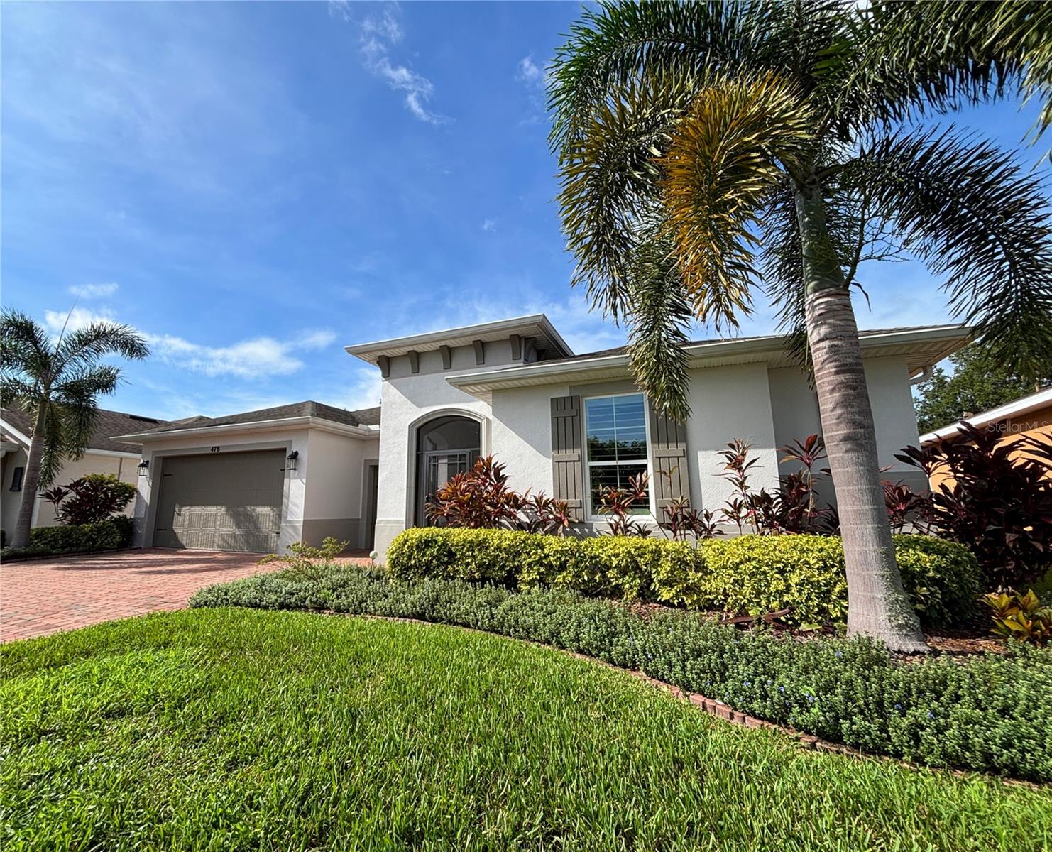 Under contract-accepting backup offers. STUNNING SIENA model built in 2018 with a POOL & Hot Tub on a POND in the TREVISO subdivision of Solivita. 8' DOORS, 5.5" BASEBOARDS, ROUNDED CORNERS and DOUBLE PANE VINYL FRAME Low E WINDOWS with PLANTATION SHUTTERS throughout. ENGINEERED HARDWOOD PLANK floors in main living areas, PLUSH CARPET & PADDING in BEDROOMS and CERAMIC TILE in laundry room & bathrooms. Front entry is screened and the front door has a Crystallite LEADED GLASS insert. Foyer has WAINSCOTING and a TRAY ceiling. GOURMET KITCHEN features WIFI enabled CAFE STAINLESS STEEL appliances new in July 2025 including the French Door refrigerator, INDUCTION TOUCH cooktop, double oven with AIR FRYER & DE-HYDRATER functions, microwave with exhaust fan and LIGHTED dishwasher. Kitchen has QUARTZ counters, SUBWAY TILE backsplash, staggered 42" upper cabinets with CROWN MOLDING & LIGHT RAILS, lower cabinets with PULL-OUT drawers, RECESSED, PENDANT & UNDER CABINET lighting, a REVERSE OSMOSIS system at the SINGLE BOWL UNDERMOUNT sink and pantry with a totally ADJUSTABLE Shelf Track Organizer System by ClosetMaid. HVAC has a GERMiCIDAL UV LIGHT system and a TRANSFERRABLE PARTS & LABOR warranty good until July 2028. TWO CAR Garage PLUS A SEPARATE GOLF CAR Garage. Garage has a Samsung MINI-SPLIT air conditioner and the garage floor is painted with EPOXY & CONFETTI CHIPS. There also are pull-down stairs into the attic and a WHOLE HOUSE WATER SOFTENER located in the Garage. Exterior of the home was painted in 2025. Gladiator wall cabinets and refrigerator in garage are excluded from the sale. Pool umbrella is included in the sale. ***Solivita is an active adult 55+ community located in Kissimmee, Florida. It is approximately 50 minutes from Disney World & the Orlando International Airport. Solivita has a total of 5,470 homes. Approximately 10,000 - 11,000 people live in Solivita during the winter while approximately 7,500 live in Solivita during the summer. Enjoy your active years in this piece of paradise. Solivita's amenities include: - a manicured SOFTBALL diamond & field - 36 holes of CHAMPIONSHIP GOLF that can be played by joining the Stonegate Golf Club or paying as you go - 2 STATE of the Art AMENITY centers with updated exercise equipment, yoga studio & meeting rooms - 3 restaurants - 14 HEATED POOLS - 17 PICKLEBALL courts - 9 TENNIS courts - 4 BOCCE BALL courts - 4 SHUFFLEBOARD courts - 3 HORSESHOE pits - a BILLIARDS room - miles of bike paths - 2 DOG PARKS (Small & Large Dogs) - Corn Hole - Tot Lot PLAYGROUND - COMMUNITY GARDEN - over 250 resident clubs. The HOA: - maintains the LANDSCAPING & IRRIGATION systems in the common areas as well as at individual homesites - maintains the roads throughout the community - PROVIDES SECURITY with gate guards and mobile patrols including the Polk County Sheriff - allows AUTOMATED GATE ACCESS for residents via license plate readers - provides residents with Fiber Optic Internet & TV service.***Poinciana Lakes Plaza is a MAJOR NEW SHOPPING CENTER that opened directly across from the Solivita Main Gate in Summer of 2024. It features Sprouts Grocery, TJ MAXX, Ross, Burlington, Rack Room Shoes, 5 Below, Ulta, Outback, First Watch, 5 Guys, Urgent Care, Dentist, TD Bank, Petco & Hair Cuttery PLUS MORE TO COME.***