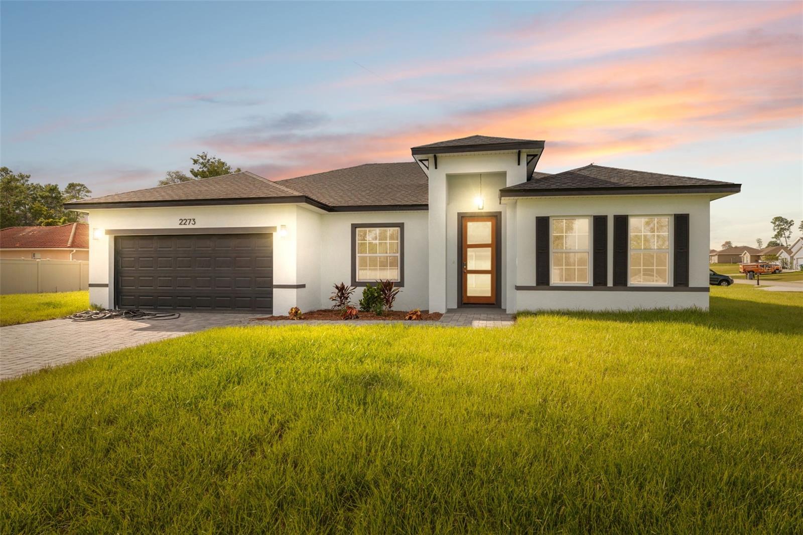 Beautiful 4-Bedroom Home with Open Floorplan in Prime Ocala Location
Welcome to this beautifully designed 4-bedroom, 2-bathroom home located in one of Ocala’s most desirable neighborhoods. With an open floorplan, spacious layout, and elegant finishes, this home is perfect for families, first-time buyers, or anyone looking for comfort and convenience in a fantastic location.
Step inside to a bright and airy living room and dining room, ideal for entertaining or relaxing with loved ones. The heart of the home is the gorgeous kitchen, featuring solid wood cabinets, stone countertops, and modern appliances, all included. Whether you're cooking for guests or enjoying a quiet meal, this space blends function with style.
The primary bedroom offers a peaceful retreat with a large walk-in closet and ample natural light. The three additional bedrooms are generously sized and come with built-in closets, providing plenty of storage and flexibility for family, guests, or even a home office.
With two full bathrooms, a 2-car attached garage, and thoughtful design throughout, this home truly has it all.
Located near top-rated schools, local shops, and major roadways, you'll enjoy easy access to everything Ocala has to offer while living in a quiet and welcoming community.
Don't miss this opportunity to own a move-in-ready home with timeless charm and modern convenience. Schedule your private showing today!