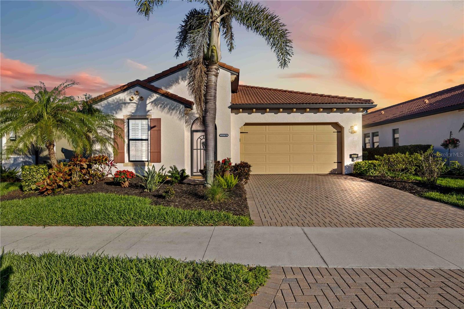 Experience luxury living in the heart of Sarasota National with this stunning Key Largo model home, nestled within the premier golf community of Sarasota National in beautiful Venice, Florida along the Southwest Coast.
This expansive residence offers 4 bedrooms, 3.5 baths, a double car garage with added storage, a new epoxy coated floor, and thoughtfully designed spaces, including an outside kitchen, a gourmet kitchen, a spacious living/dining room, and abundant closets throughout. Flooring in the bedrooms is brand-new luxury vinyl; and the entire home has been freshly painted, with new lights and fans.
Step outside to your private oasis, featuring a sparkling pool, relaxing spa, and an outdoor kitchen, all set against breathtaking water views overlooking the 11th hole of the Sarasota National Golf Course. The home has French doors that lead out of the master bedroom to the lanai, unique to the Key Largo Floor Plan and the entire lanai has brand new screens to protect the pool and lanai as well as Storm Smart Hurricane Screens protecting the sliding glass doors, outside kitchen and lanai furniture. This home comes with two deeded golf memberships. There are no buy-in fees, and golf costs are covered in the HOA. The HOA also covers all mowing, trimming, mulching, fertilizing, etc., so you can move in and enjoy your home.
Designed by Gordon Lewis, this championship course seamlessly blends with the natural landscape, providing both challenge and beauty for golf enthusiasts. Troon Prive’ manages the golf course and the community – they bring exceptional value to a community by enhancing the golf and club lifestyle through expert management and elevated service standards. Their involvement ensures meticulously maintained courses, premium amenities, and a seamless member experience, fostering a vibrant social atmosphere. By elevating the club’s reputation, Troon Privé attracts new homeowners and boosts property values, making the community more desirable. This level of quality and attention to detail enriches the overall lifestyle, turning the community into a sought-after destination.
As a Silver Certified Audubon community, Sarasota National is committed to environmental preservation, fostering a harmonious balance between nature and residents. Lush landscapes, diverse wildlife, and pristine lakes create a serene backdrop, promoting wellness and a deep connection to the environment.
Sarasota National is more than just a community — it’s a lifestyle. Enjoy world-class amenities, including a state-of-the-art fitness center, tennis courts, bocce, pickleball courts, a resort-style pool with spa, a playground, and a vibrant social scene across four distinct dining options. Unwind in the coffee lounge or lose yourself in a good book at the library.
This home is being sold as-is, offering a unique opportunity to make it your own. Discover the unparalleled charm and endless amenities of Sarasota National — your dream home awaits.
Schedule a private showing today and step into a life of luxury and leisure!