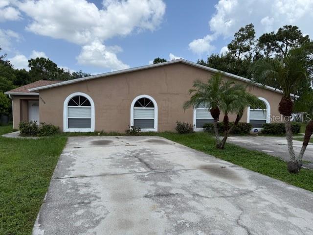This 4 bedroom, 3 bathroom half duplex unit is ready for a new tenant! Spacious rooms and floor plan - 1900+ square foot! Home offers tile
flooring throughout. Large open living room and kitchen area. Kitchen with refrigerator, glass top range, microhood, and dishwasher. Master suite has private entrance- perfect for use as an in-law suite! 3 additional bedrooms and 2 bathrooms! Shared driveway parking. Located in Poinciana near to shops, restaurants, schools, and medical offices in the community. ** See realtor remarks for application instructions. HOA Fees, rules and regulations, home square footage, and lot sizes should be independently verified. Tenants are solely responsible for the cost of obtaining gate passes, amenity passes, and mailbox keys. Tenant is responsible for the lawn/landscaping on their side of the yard. Tenant will be responsible for paying cost of Poinciana provided Spectrum cable and internet service with monthly rent.