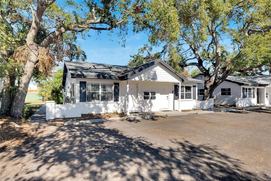 Welcome to this one of a kind opportunity in this highly sought-after South Tampa neighborhood & just down the street from the all new Westshore Marina District! This property presents a great venture for investors with all eight units meticulously designed and currently operating as short-term rentals. Offering a blend of modern comfort and convenience in a desirable setting, with amazing shared amenities make it a true gem. Nothing was overlooked in any unit with all eight units being completely renovated to meet modern standards with custom touches and luxurious amenities. Everything from the custom accent walls, LED bathroom mirrors to additional exterior upgrades to now even include the private dog park, basketball court, fire pit & 3 hole mini golf set up! Nestled in such a great area, this property enjoys high demand from travelers, tourists, and business professionals alike, ensuring consistent occupancy rates and impressive rental income potential. The close proximity to key attractions, entertainment venues, dining establishments, and major transportation hubs, guests are afforded easy access to everything in Tampa Bay. Each unit boasts contemporary finishes, stylish furnishings, and an array of amenities designed to provide guests with an unparalleled stay experience. From fully-equipped kitchens and spacious living areas to cozy bedrooms and sleek bathrooms, every detail has been thoughtfully curated to exceed expectations. Make sure to take a look at this prime real estate in a thriving market & unlock the potential of this great property!
