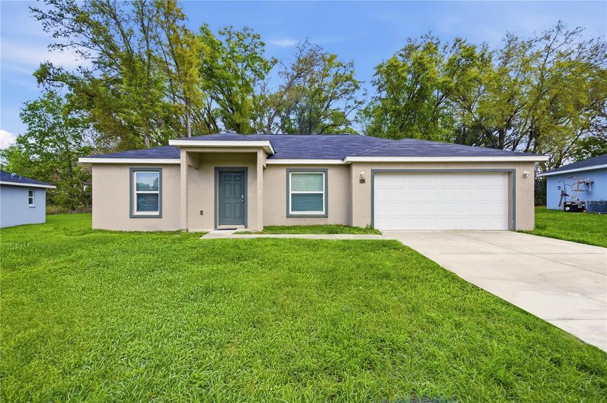 This beautifully maintained 3-bedroom, 2-bathroom home with a 2-car garage, built in 2020, offers modern comfort and thoughtful design in a move-in-ready package. Step inside to discover a bright, open-concept floor plan that seamlessly connects the living, dining, and kitchen areas—perfect for everyday living and entertaining.

The spacious kitchen features sleek cabinetry, ample counter space, and modern appliances, making meal preparation both convenient and enjoyable. A large center island provides additional seating and workspace, while the adjacent dining area overlooks the backyard for a light-filled atmosphere.

The primary suite serves as a private retreat, complete with a generous walk-in closet and an en-suite bathroom featuring dual sinks and a walk-in shower. Two additional bedrooms provide flexible space for family, guests, or a home office and share a well-appointed second bathroom.

Built with energy-efficient features and contemporary finishes, this home combines style with practicality. The 2-car garage offers plenty of room for vehicles, storage, or a workshop area.

Outside, the backyard provides space to relax, garden, or entertain, with plenty of potential to create your own outdoor oasis.

Conveniently located near shopping, dining, schools, and major roadways, this newer home offers the perfect blend of comfort, functionality, and accessibility.