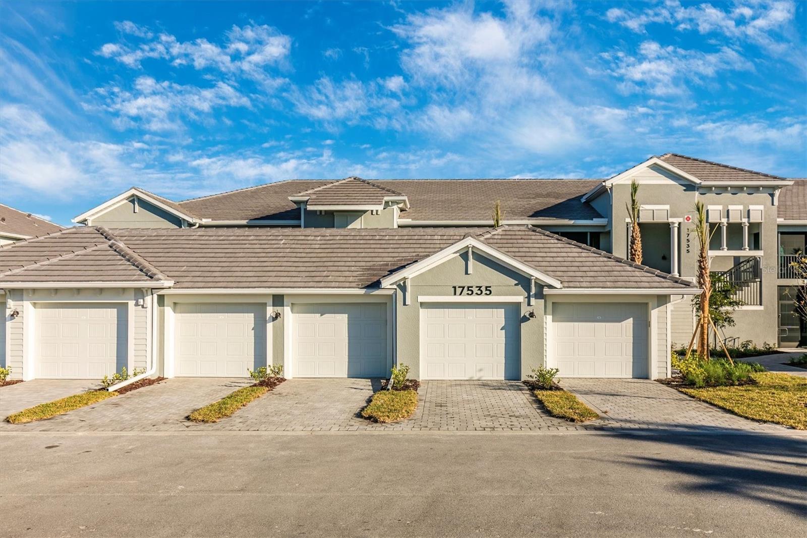 Beautifully appointed 2-bedroom, 2-bathroom condo with den, located in a private gated golf course country club community in Wellen Park. This spacious, brand new unit offers a functional floor plan with large living areas and a private screened lanai overlooking the golf course. Enjoy the convenience of a garage and ample storage space. This lovely home is completely turnkey for you to enjoy during your stay here. No detail has been spared and all of the comforts of home can be found here! Primary suite provides an oasis and 2 walk in closets allow plenty of space for your belongings. The community features resort-style amenities including a clubhouse, golf course, pool, fitness center, tiki bar, pickleball and tennis courts and full time activities director to help you always find something to do to be entertained. A fantastic opportunity to experience upscale living in a secure, tranquil setting! Monthly rental includes access to all community amenities including golf membership. Don't miss out on this exceptional offering! Call today for availability.