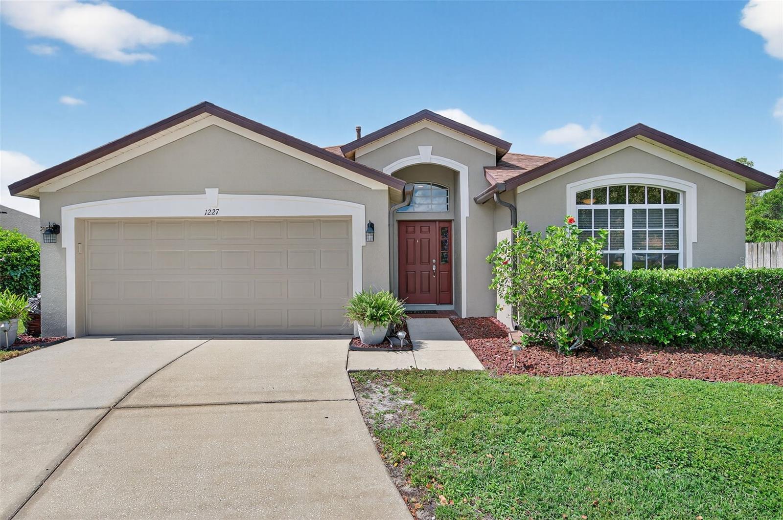 One or more photo(s) has been virtually staged. Welcome to this beautiful four bedroom, two bathroom home in the sought-after Wrencrest of Meadow Pointe. Perfectly placed on a quiet cul-de-sac, this single-level residence offers peaceful water & conservation views that set the stage for Florida living at its best. Step outside to the screened lanai & imagine enjoying morning coffee or relaxing evenings surrounded by nature. Inside, the home shines with fresh interior & exterior paint (2025) & brand new luxury vinyl plank flooring (2025), giving the space a modern, move-in ready feel. The open split-bedroom floor plan combines comfort & functionality, featuring a spacious kitchen that flows seamlessly into the family room for effortless entertaining, along with a separate formal dining room perfect for gatherings. Recent upgrades include a new roof (2023), AC system (2021), gutters throughout, & a water softener, ensuring peace of mind for years to come. Thoughtful landscaping, a two-car garage, and a welcoming curb appeal complete the picture. Located within a gated community with top-rated Wiregrass schools & just minutes from shopping, dining, entertainment, & major highways. This home offers the perfect balance of convenience & tranquility. Don’t miss your chance to make this Wesley Chapel gem your own. Be sure to view the custom video & 3D walk-through. Schedule your private showing today!