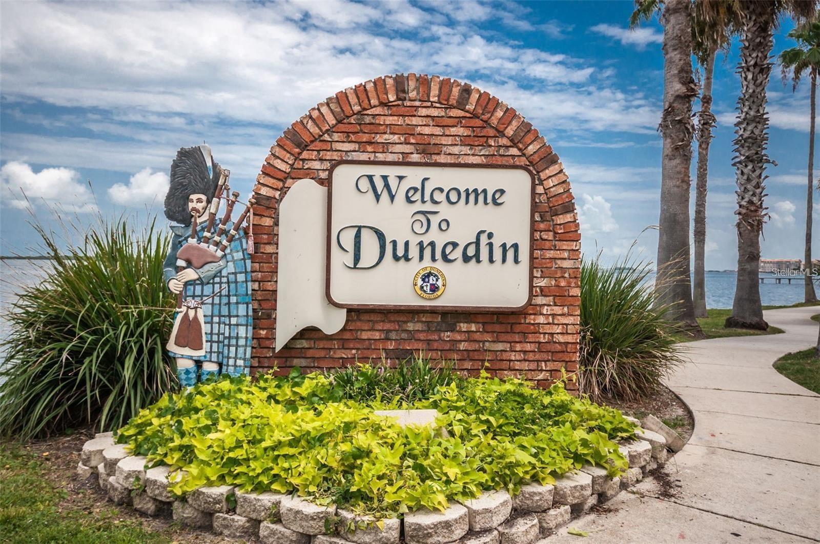 LOCATION, LOCATION, LOCATION!! Welcome to this Ground Floor 2 Bedroom 1 Bath unit in the Highly Sought-after Patrician Oaks community which is in the Heart of Dunedin. This unit is Conveniently located on the FIRST FLOOR so no Stairs or Elevator needed! This Spacious Unit Features an Open Floor plan, a Big Master Bedroom with 2 Closets, a New A/C & Water Heater, New Hurricane resistant Sliding door & Windows and a SCREENED in Lanai/Porch! This unit also comes with a COVERED CARPORT which is located right outside your unit! Rent INCLUDES Water, Trash, Pool and Clubhouse use, Even your CABLE and INTERNET!! Enjoy maintenance-free living in this 55+ community located steps away from Historical Downtown Dunedin. You can WALK to DOWNTOWN Dunedin from your unit!! Only 10mins away from Honeymoon Island Beach, The Marina, The Blue Jays Stadium, Local Breweries, Bars, Restaurants, Shopping and the Pinellas Biking Trail. Come Experience what Dunedin has to Offer all year around!