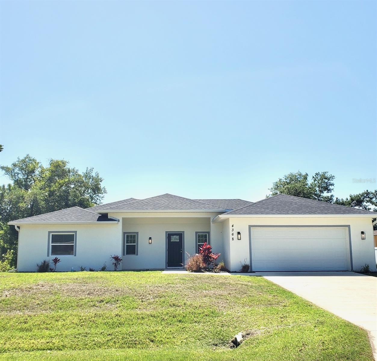 Annual, unfurnished rental. Welcome to this brand-new 3-bedroom, 3-bathroom home with a spacious 2-car garage, nestled in the heart of beautiful North Port, FL! This home features an open-concept floor plan with a seamless living room and kitchen combo, tall ceilings, a large island, and the perfect dining space for gatherings. The kitchen is equipped with stainless steel appliances, extra large walk in pantry, and durable flooring extends throughout—no carpet! There is a den/office with a barn door just off the living area, perfect for your home office or whatever you desire. Enjoy the privacy of a wonderful split-floor layout, with a generous primary suite that boasts double sinks, a large closet, and a separate shower. Inside laundry room. Home is on a well. MOVE-IN FEE: 1st months rent, deposit equal to one months rent with approved app and no conditions, a higher deposit may be required. APPLICATION FEES: Admin/lease Fee $50.00 (one time), Application fee $50 per adult upon applying. INCLUDED IN RENT: All 365 Property Management residents are enrolled in the Resident Benefits Package (RBP) for $45/month which includes liability insurance, credit building to help boost the resident's credit score with timely rent payments, up to $1M Identity Theft Protection, HVAC air filter delivery (for applicable properties), move-in concierge service making utility connection and home service setup a breeze during your move-in, our best-in-class resident rewards program, and much more! More details upon application. LEASE LENGTH: 1 Year, no short term. PETS: No pets please. HOA: no. Tenant responsible for all utilities/lawn care. FPL.