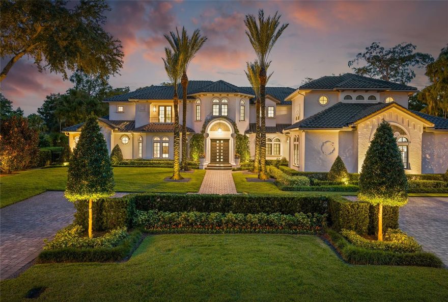 Majestic lakefront estate fully renovated in 2021 located in the beautiful Winter Park, Florida.

Nestled on sprawling acreage, this breathtaking 6-bedroom, 7.5 bathroom lakefront mansion offers unparalleled luxury and serenity in the heart of Winter Park, Florida. Perched on 220 feet of picturesque Lake Maitland, this stunning estate boasts:

Panoramic views of Lake Maitland, framed by floor-to-ceiling windows and electrically operated pocket sliding glass doors. Expansive outdoor oasis featuring a 70 foot resort-style pool, fully stocked outdoor kitchen with big screen television perfect for sunset gatherings. Secluded and private surroundings including multiple different areas with outdoor fireplaces for friends and family to gather ensuring tranquility and exclusivity. 

Grand foyer with soaring ceilings and elegant chandelier creates the framing for the stunning views upon entry. The Gourmet kitchen with top-of-the-line Miele appliances and expansive center island make up every chefs dream. Spacious bedrooms all with en-suite bathrooms and walk-in closets and a stunning Private master retreat with lake-facing balcony. 

Other impressive amenities include both a stunningly presented billiards room as well as a finely appointed theatre room for family members to gather. The property also has its own separately accessed 1 bedroom apartment beautifully finished for those long standing guests. 

Enjoy resort-style living, minutes from Winter Park's charming parks, boutiques, and restaurants. 

Escape to a world of luxury, where every day feels like a vacation. Schedule a private viewing and experience the ultimate Winter Park lifestyle.