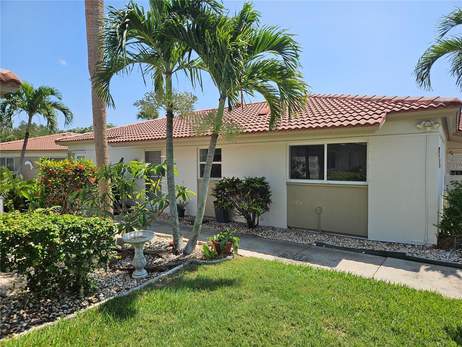 INCREDIBLE OPPORTUNITY to make this 2 bedroom, 2 bath Mediterranean-style villa your own. Enjoy full or part-time maintenance-free living in one of Siesta Key's most sought-after communities. Walk to Siesta Beach, Crescent Club, Captain Curt's, Miguel's, and more in minutes! A/C unit is brand new. This is a great investment opportunity for a buyer who wants to utilize their creativity and make this a truly special property.
