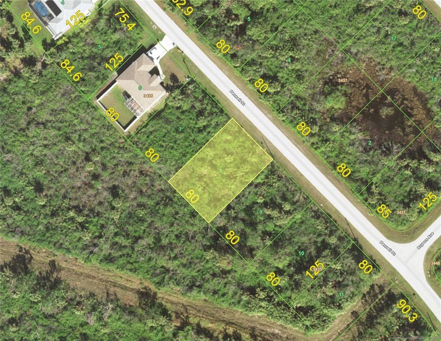This lot is a great spot to build your dream home with a power pole already super close, CITY WATER available, a huge county owned green space and pond to the rear for lots of extra privacy. Located strategically just off the main commercial corridor of East Englewood, you can take an easy ride to the pristine gulf beaches of Manasota Key. There is shopping nearby as well as an abundance of restaurants available for every taste. Come check this great location in a lovely neighborhood with numerous newer homes popping up nearby.