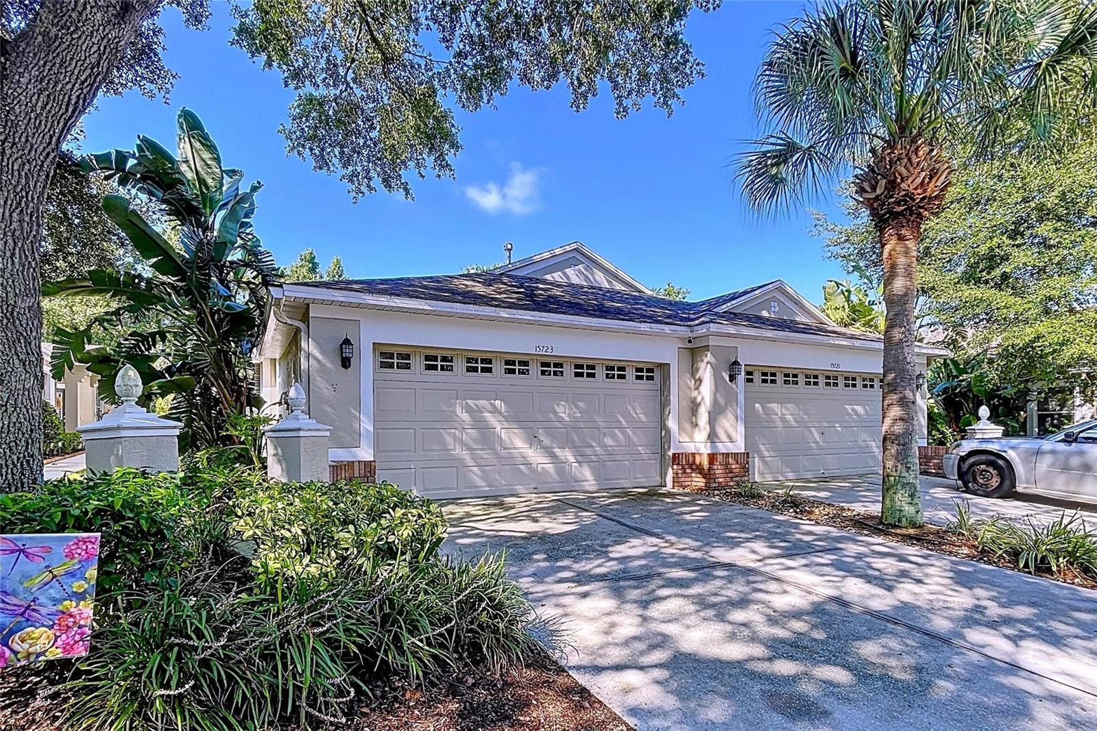 Maintenance Free! This 3/2 Villa is Located in the Gated Community of Phoebe Park in Fishhawk Ranch. Enter the Villa from Your Private Side Entry Into the Massive Living Room with High Ceilings and Triple Sliders that Open to the Rear Patio that Overlooks a Beautiful and Private Wooded Conservation Area. The Primary Bedroom is Located at the Back of the House for Ultimate Quiet and Offers French Doors that Separate the Bedroom from the Added Den/Office Space. The Primary Bath Has Dual Sinks, a Garden Tub, 2 Closets with One of them Being a Walk-in and Private Water Closet. The Kitchen is Equipped with All Stainless Appliances, Granite Countertops and a Closet Pantry. Across the Breakfast Bar, You'll Find the Dining Area and 2nd Bedroom That Also Has French Doors, Making it Perfect for Office/Den Space. The Final Bedroom, Guest Bath and Laundry Room are Located off the Kitchen. Roof Replacement (Current Roof Replaced in 2017), Ground Maintenance, Exterior Paint, and Access to Phoebe Park Private Residents' Pool Included in the Monthly HOA Fee. Enjoy Access to All that Fishhawk Ranch Has to Offer - 30+ Miles of Nature/Walking Trails, Fitness Centers, Dog Park, Skate Park, Tennis, Basketball and Pickleball Courts, Playgrounds, Aquatic Center and Multiple Community Pools. Just a Short Walk Away, You'll Find Park Square, With Restaurants, Fitness Facility and More! Zoned for A-Rated Schools and Easy Access to Major Highways for Proximity to Tampa, Clearwater and Beaches!