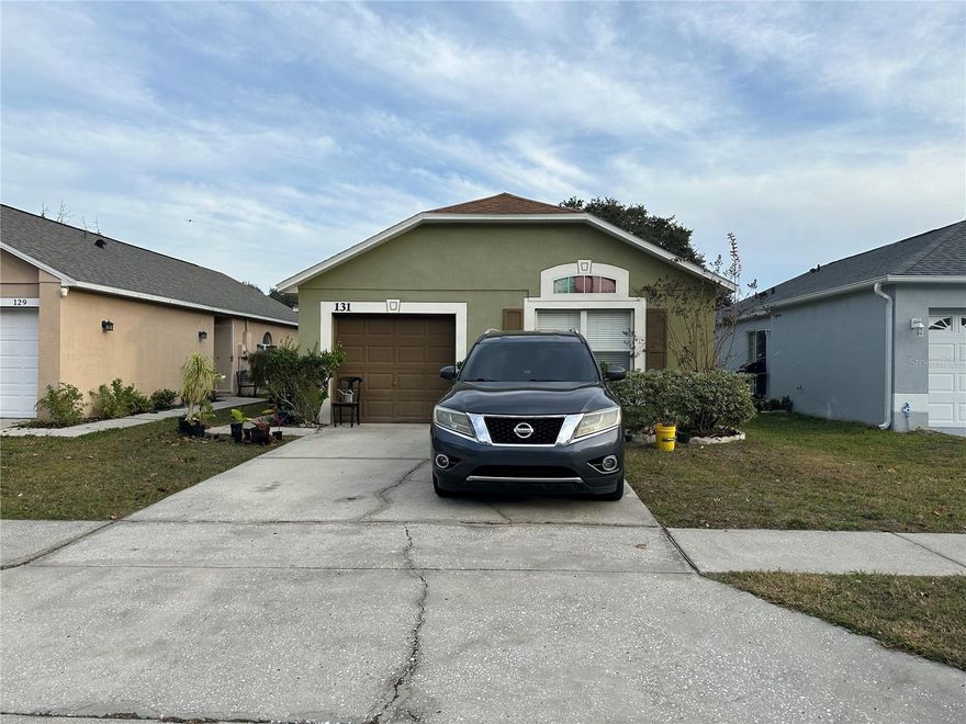 3/2, 1 Car Garage, Single Family Home, Living Room, Dining Room, Kitchen with Appliances Included: Stove, Refrigerator, Dishwasher and Disposal, Wood Laminate and Carpet Throughout Home, Garage Utility Room with Hookups, Open Patio, Pets Ok, NO SMOKING, Year Built: 2001/ 1204 Sqft.