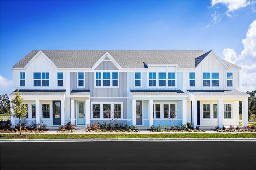 Model Leaseback Opportunity. Nestled in the heart of Auburndale’s Lakes District and on Lake Mattie, our community is surrounded by six lakes, scenic trails, parks, and Village Centers—all within walking or biking distance. Plus, you're close to 2 major airports, Orlando and Tampa, and just 45 minutes from the magic of Disney! Welcome to Lake Mattie Preserve! New townhomes with included exterior maintenance, a 2-car garage, & amenities. The Allegro combines comfort with smart design in a stunning two-level townhome. The open concept layout features 9’4” ceilings on the main level, showcasing a gourmet kitchen with a spectacular 8’ eat-at island and modern appliances. An impressive trio of windows floods the great room with natural light, creating a bright and welcoming atmosphere. The luxurious owner’s suite features a well-appointed bathroom with double vanity and seated shower, complemented by a generous walk-in closet. With well-proportioned secondary bedrooms, thoughtful storage solutions including a large walk-in pantry, and a versatile loft space, the Allegro delivers sophisticated two-story living at an exceptional value. Come home to comfort today! All Ryan Homes now include WIFI-enabled garage opener and Ecobee thermostat. **Closing cost assistance is available with use of Builder’s affiliated lender**. DISCLAIMER: Prices, financing, promotion, and offers subject to change without notice. Offer valid on new sales only. See Community Sales and Marketing Representative for details. Promotions cannot be combined with any other offer. All uploaded photos are stock photos of this floor plan. Actual home may differ from photos.