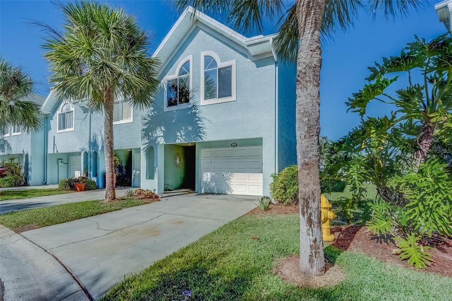 Welcome to Indian Rocks Beach! This stunning 2-bedroom, 2-bathroom townhome is a rare find, offering a perfect blend of modern updates and coastal charm. RENT INCLUDES INTERNET, CABLE TV, POOL MAINTENANCE, LAWN MAINTENANCE, WATER, SEWER AND TRASH. With a spacious 3-car garage, this corner unit townhome stands out as a true gem. Step inside, and you'll be greeted by an updated kitchen that will delight any chef. Featuring stainless steel appliances, a stylish butcher block countertop, and solid wood cabinetry. Both bathrooms have been tastefully updated. The living area boasts vaulted ceilings, creating an open and airy atmosphere that enhances the sense of space. Natural light floods the interior, thanks to the corner unit design, making this townhome light and bright. Take your morning coffee outside to the outdoor deck, where a water view awaits. It's the perfect spot to relax and unwind, enjoying the picturesque surroundings. Pets Welcome! For additional outdoor space, there's a downstairs patio just steps away from the large tandem 3-car garage. As part of this sought-after community, residents enjoy access to fantastic amenities, including a community pool, hot tub, and tennis courts. For water enthusiasts, a paddleboard and kayak launch are conveniently nearby. Small pets welcomed. Located in close proximity to the gulf beaches, restaurants, shopping, and all the attractions that Indian Rocks Beach has to offer, this townhome is a gateway to the best of coastal living. Don't miss the chance to call this place home – schedule your appointment today.