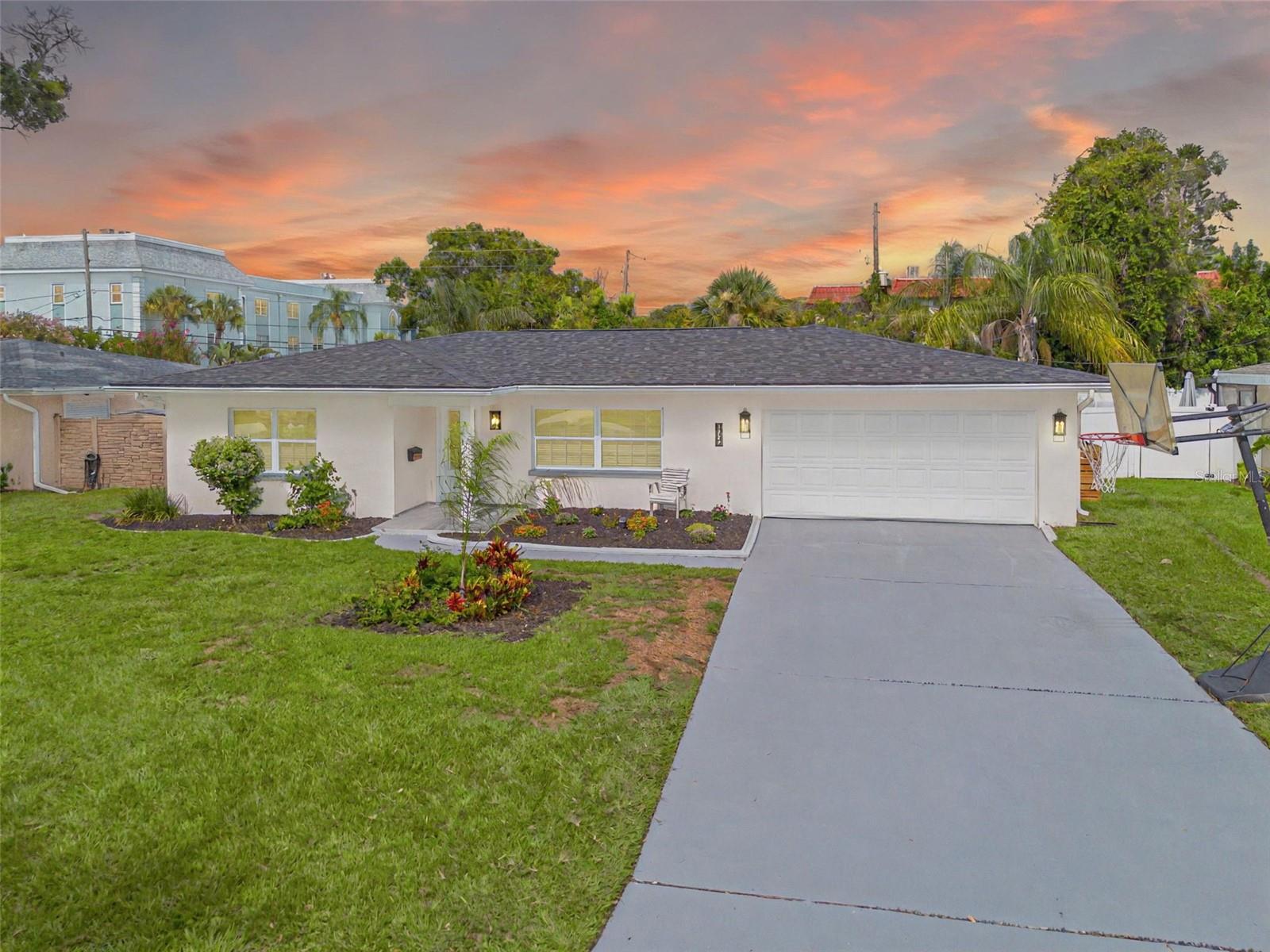 ABSOLUTELY GORGEOUS METICULOUSLY RENOVATED 4 BEDROOM/ 2 BATH/ 2CG, RESIDENCE, PACKED WITH LUXURIES. Experience the epitome of coastal, modern living in the highly sought after, charming, exclusive neighborhood of Belleair. This exceptional property features a welcoming, modern, open floor plan concept that seamlessly connects a large Living room- Family room-Dining room-Kitchen combo, finished with a new, waterproof, contemporary, luxury vinyl plank Flooring. The newly renovated kitchen is spectacular, spacious and well lit with an abundance of quartz countertops and massive 4'X2' Italian porcelain tiles backsplash, all new soft-close, shaker hardwood cabinets with brand new Samsung appliances and kitchen water filer system. The generous primary suite is beautifully designed, with large walk-in closet, boasting a stylish en-suite bath with a chic wall-glass shower and double sinks. Both bathrooms showcase top-tier finishes and accessories. Every detail has been considered. The brand new three dimensional shingle roof just being installed, all-new two panel interior and impact reresistant exterior door, new LED lighting accessories, and ceiling fans, new interior knock-down texture, new PVC fence, sod and landscaping, and the list goes on.... Everything else is newer including HVAC system, newer hurricane-rated garage door, double-pane windows and electrical panel, 3 yrs old water heater. Laundry room is coming with brand new Samsung washer and dryer. A glass, impact resistant sliding door leading you to a tiled lanai on a large fenced backyard, adorned with fresh sod and landscaping. It is a great place where you can enjoy the ocean breeze, refresh yourself, just relax or entertain all your desired gatherings. Kids or pets have ample space to get their energy out in the fully fenced backyard. Plenty of parking for vehicles & all the company you'll be entertaining too!
Perfectly situated across the street from the prestigious Pelican Golf Course. Nearby amenities include 2 parks, the Belleair Causeway with boat ramp and dog beach, walking distance to the Belleair Recreation Center, dining, shopping, grocery stores, and more. And, of course, the world-famous 'Sugar Sand Beaches' are just a 5-minute drive away. No evacuation, X Zone, No flood insurance is required. Don’t miss this chance to own a piece of paradise in Belleair, one of most desirable neighborhoods!