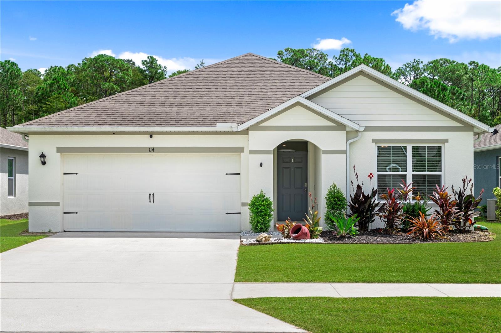 Discover your dream home in this beautifully designed 3-bedroom, 2-bathroom residence, perfectly situated in Daytona for easy access to, restaurants, shops, hospitals, and most importantly, the world famous beaches. Step inside to an inviting open layout that seamlessly connects living spaces, ideal for entertaining family and friends.? The kitchen is a highlight, featuring a large pantry, stunning granite counters, and oversized eat it kitchen island, making it a delight for any home chef. Retreat to the private primary bedroom, complete with an en-suite bathroom featuring a large walk-in closet, a dual stone counter vanity, and a stand-up shower for your comfort and convenience?. The thoughtful split bedroom floor plan enhances privacy, ensuring the primary suite is a serene retreat away from the other bedrooms. The two guest bedrooms share a well-appointed guest bathroom, providing comfort and convenience for family or visitors. Enjoy energy efficiency with paid-off solar panels that power the home, complemented by an upgraded AC unit designed to keep you cool during those hot Florida days and an air conditioned garage ensuring a comfortable environment for any projects or activities. The spacious, fully fenced yard offers a safe haven for pets and outdoor activities.
This home beautifully combines modern upgrades with a fantastic location, making it a must-see. Don’t miss the chance to make it yours!